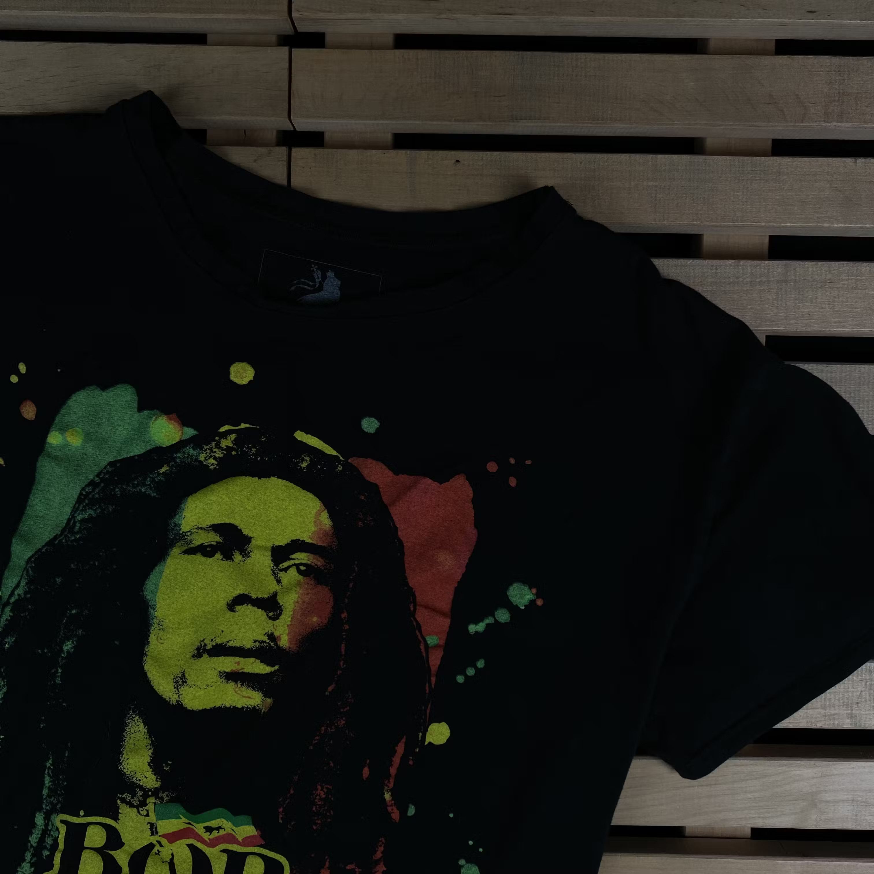 Bob Marley × Rap Tees × Vintage Mens Bob Marley Vintage T-Shirt Size M Size US M / EU 48-50 / 2 - 2 Thumbnail