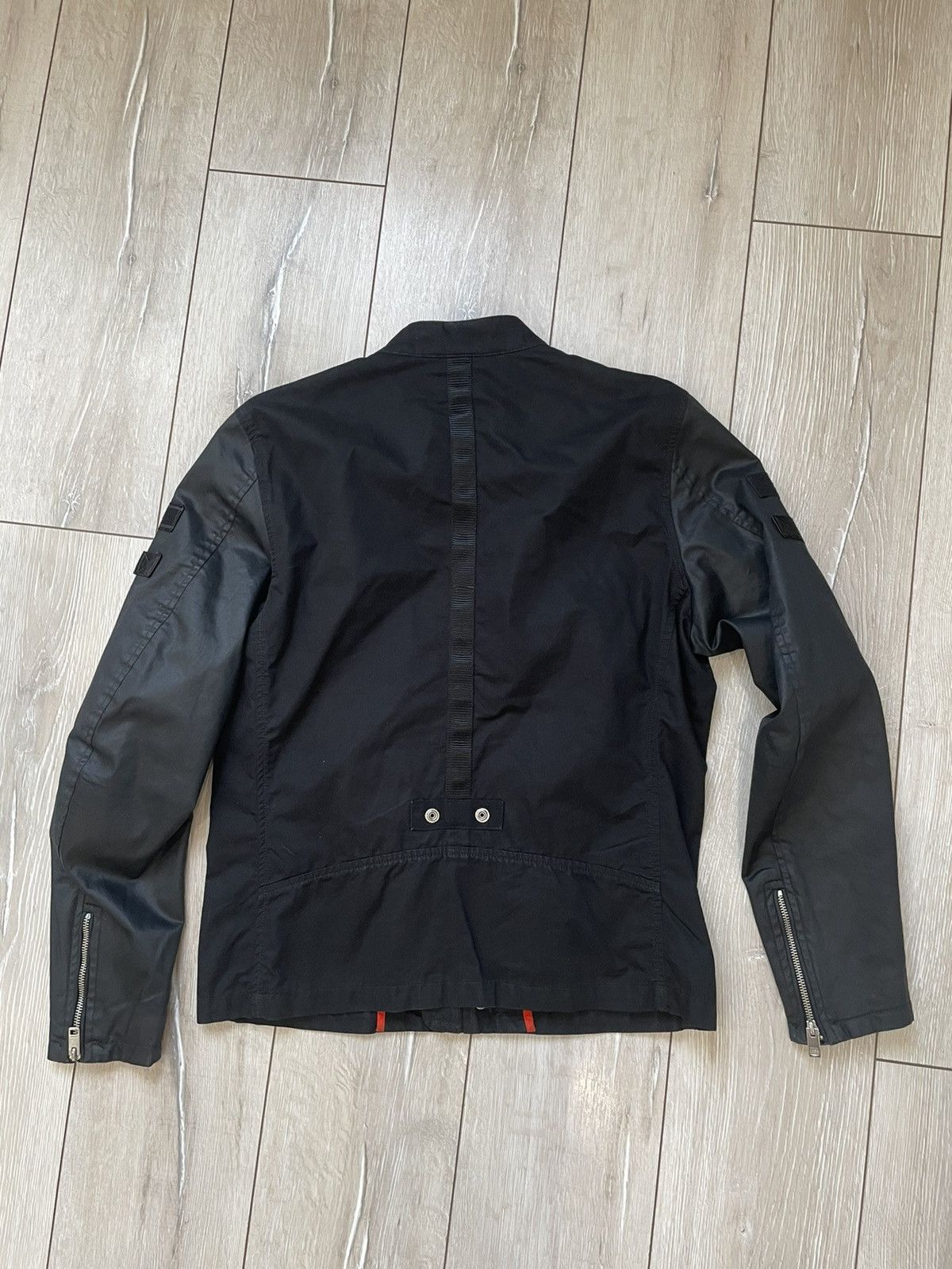 Diesel Rare Vintage Diesel Nylon Moto Biker Jacket Y2K Racing Size US L / EU 52-54 / 3 - 11 Thumbnail