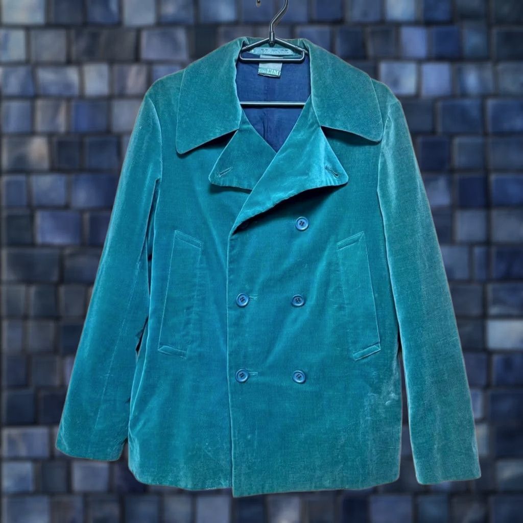 Yohji Yamamoto Yohji Yamamoto VELOUR JACKET Men Color Green Material Leather Size L Used Size US L / EU 52-54 / 3 - 1 Thumbnail