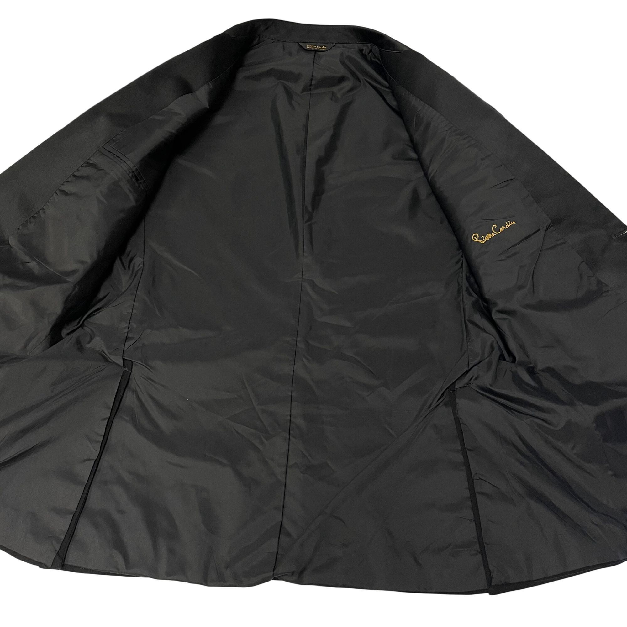 Pierre Cardin Vtg Pierre Cardin Paris Tuxedo FORMAL Satin Lapel Blazer Size 42R - 5 Thumbnail