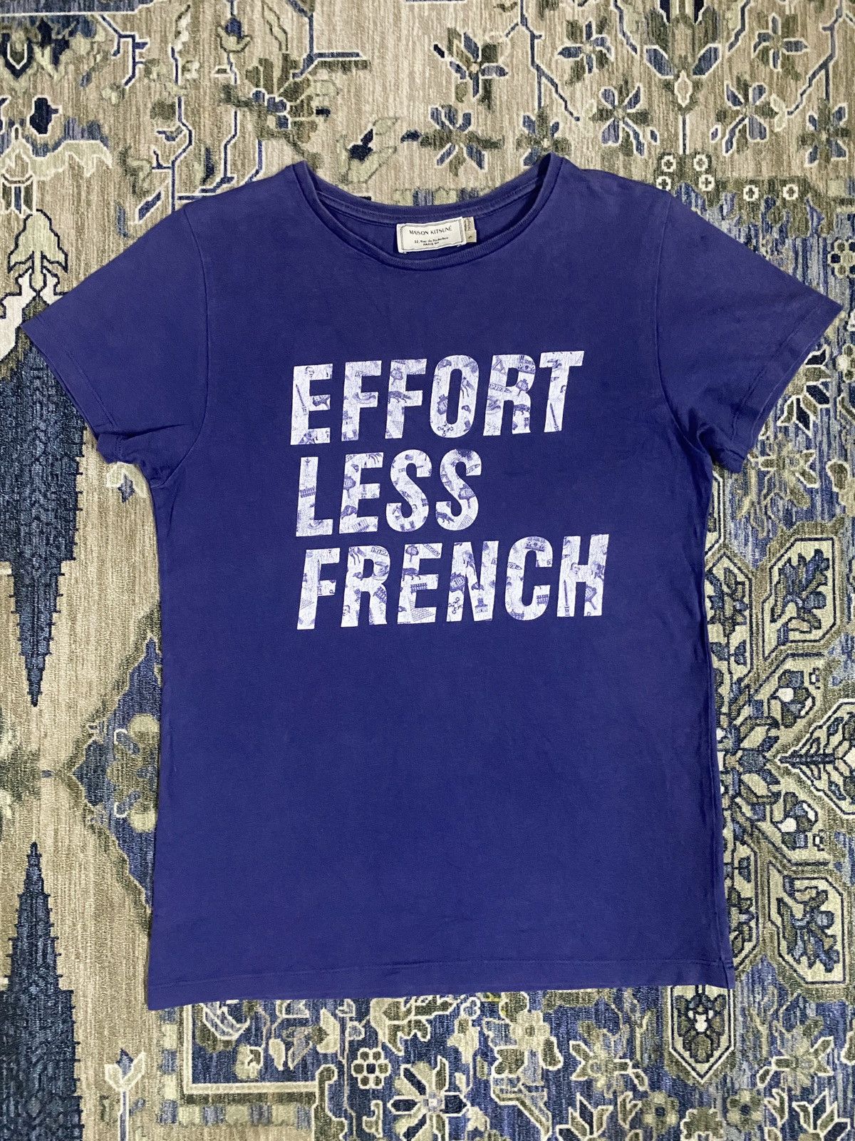 Maison Kitsune Maison Kitsune Effort Less French T Shirt Size S / US 4 / IT 40 - 1 Thumbnail