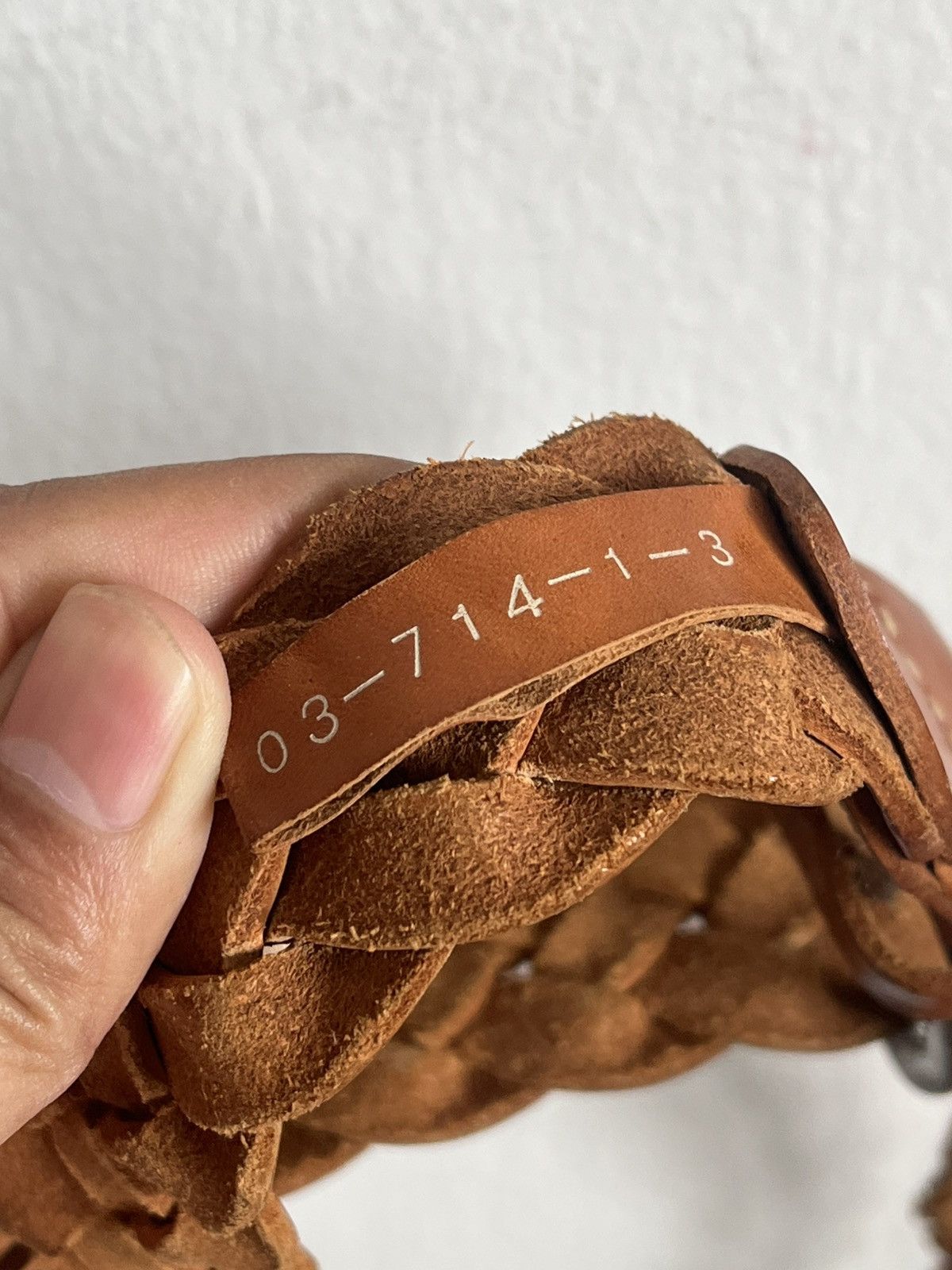 Yohji Yamamoto Yohji yamamoto leather belt Size 32 - 5 Thumbnail