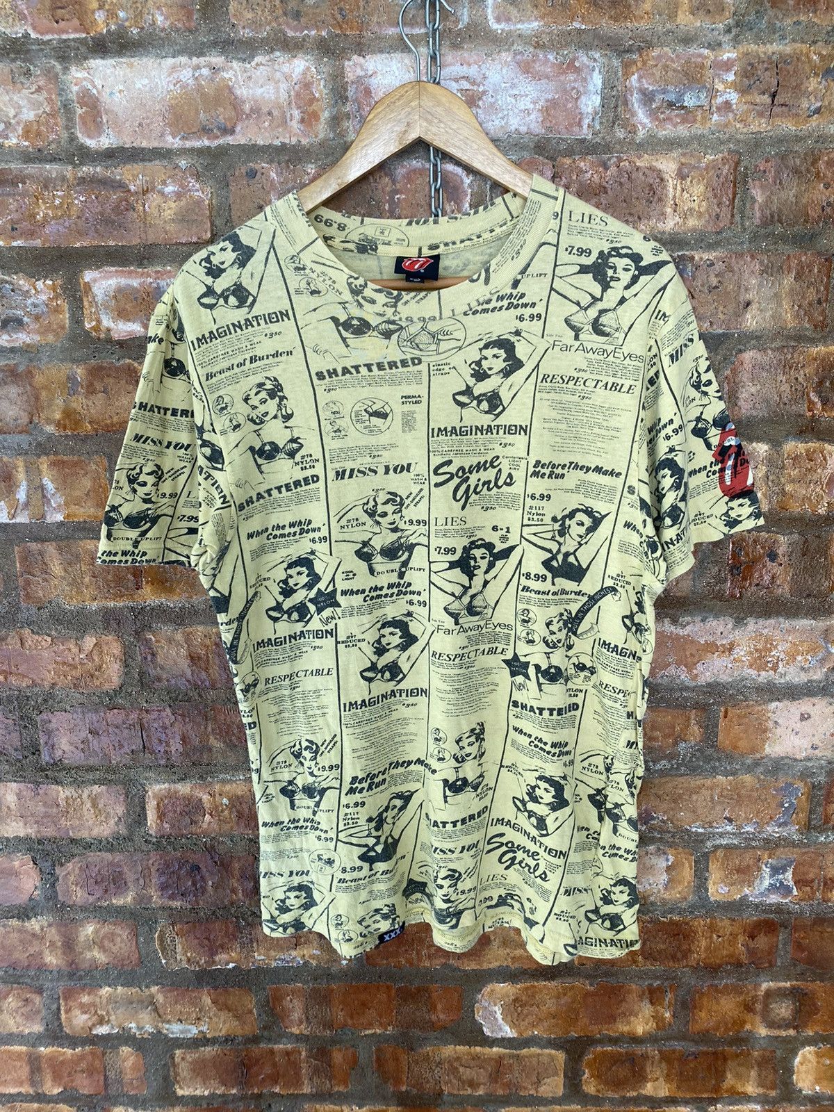 Hysteric Glamour × The Rolling Stones RARE!! 2004 limited Edition Hysteric x RS Bullet Bra Adv Size US M / EU 48-50 / 2 - 2 Thumbnail