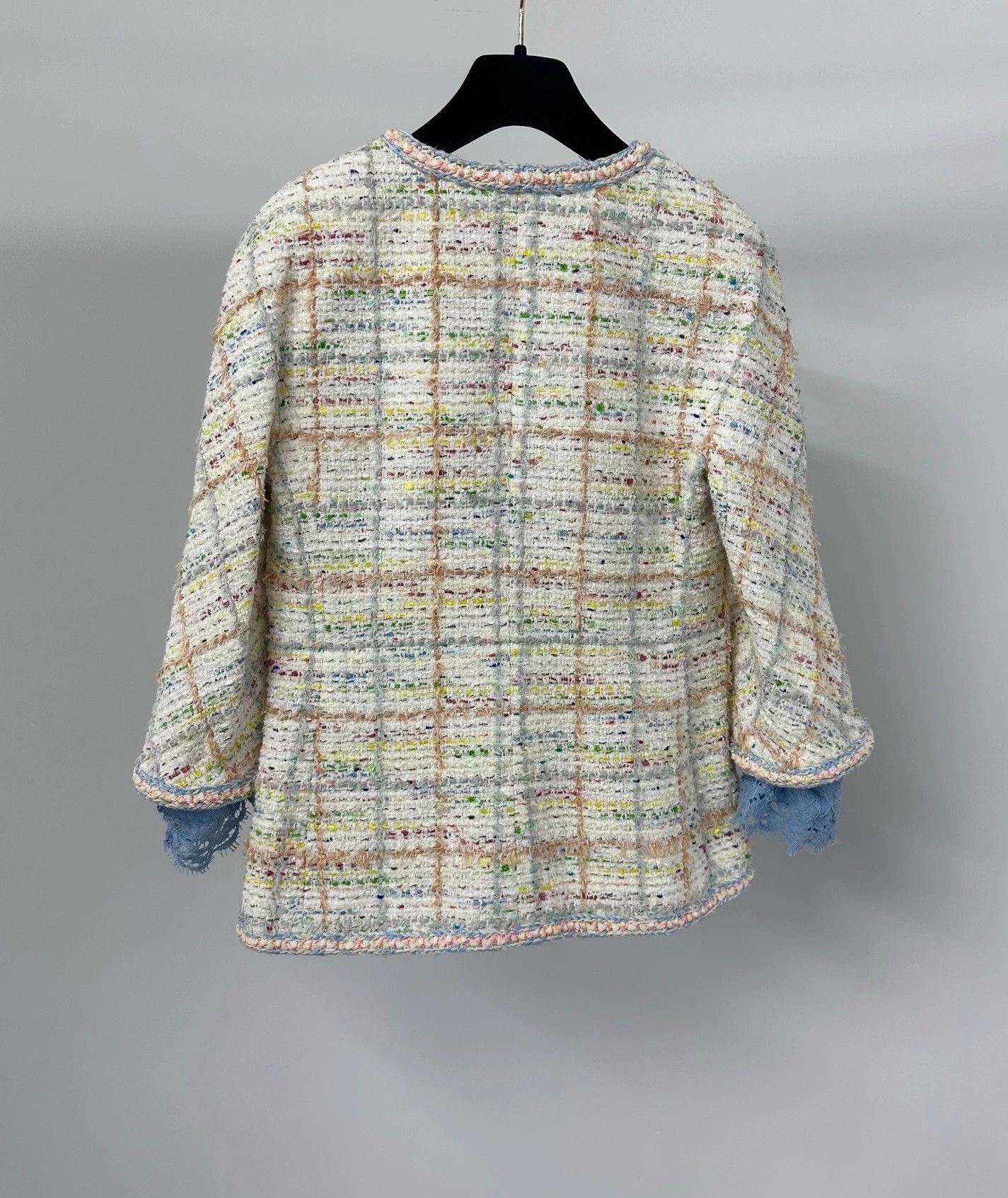 Chanel Chanel Beach Lace Tweed Jacket FR36 Removable Cuffs Size XS / US 0-2 / IT 36-38 - 2 Thumbnail