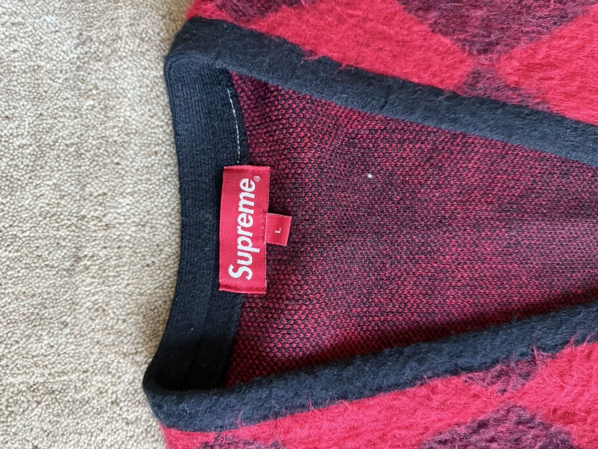 Supreme Brushed Argyle Cardigan