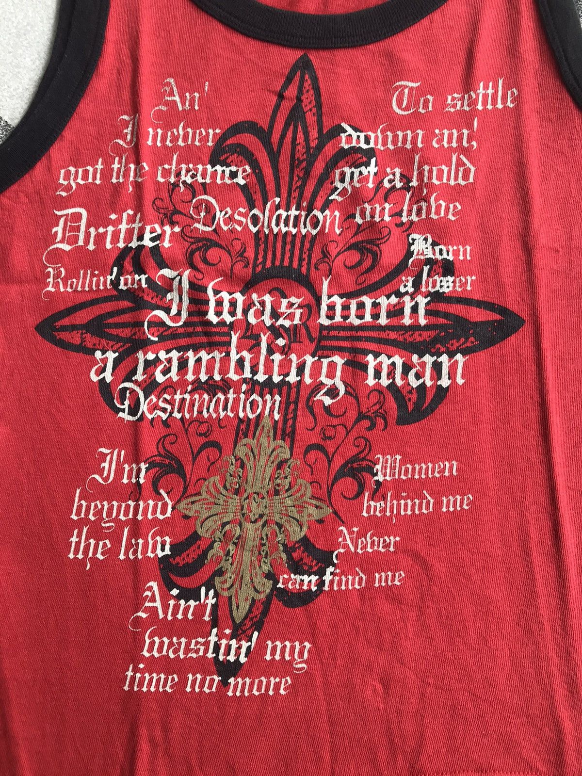 14th Addiction Y2K Craps Poem Tanktop Size US M / EU 48-50 / 2 - 3 Thumbnail