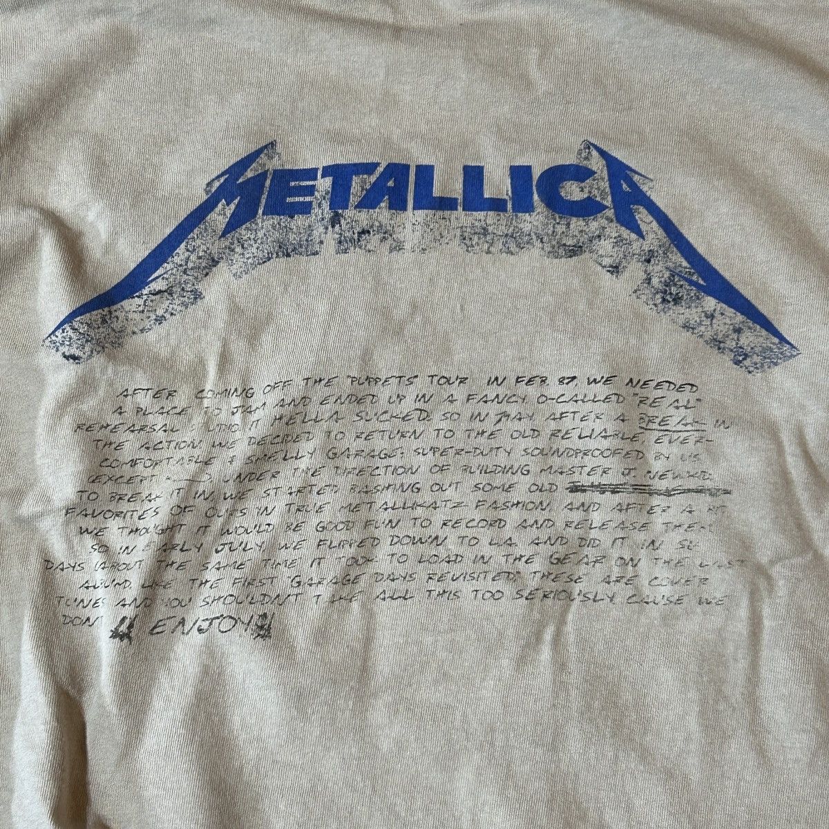 Vintage Vintage Metallica Crash Course in Brain Surgery Tee Pushead Size US XL / EU 56 / 4 - 6 Thumbnail
