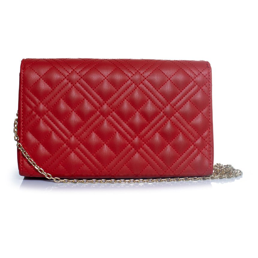 Love Moschino Love Moschino, red quilted shoulder bag Size ONE SIZE - 4 Thumbnail