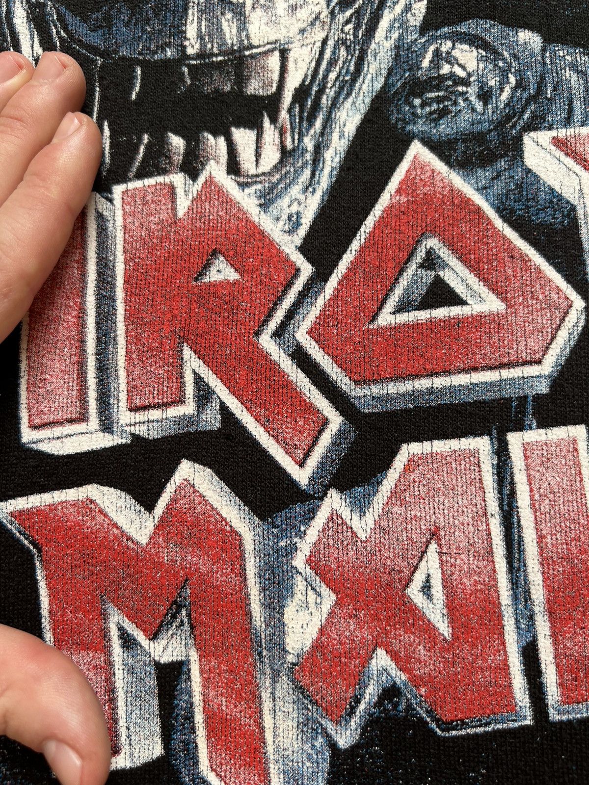 Band Tees × Iron Maiden × Vintage Vintage Iron Maiden 2003 Bootleg Hoodie Size US M / EU 48-50 / 2 - 10 Thumbnail