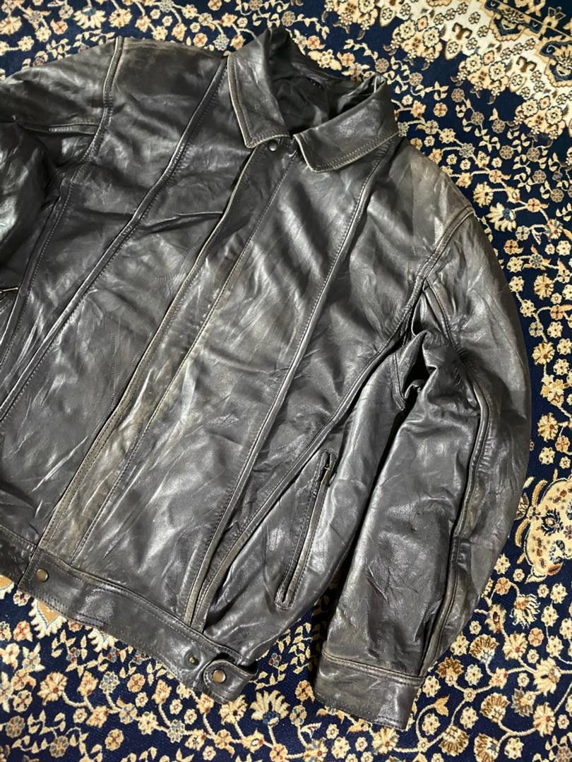 Genuine Leather PARTINA GENUINE LEATHER JACKET Size US M / EU 48-50 / 2 - 2 Thumbnail