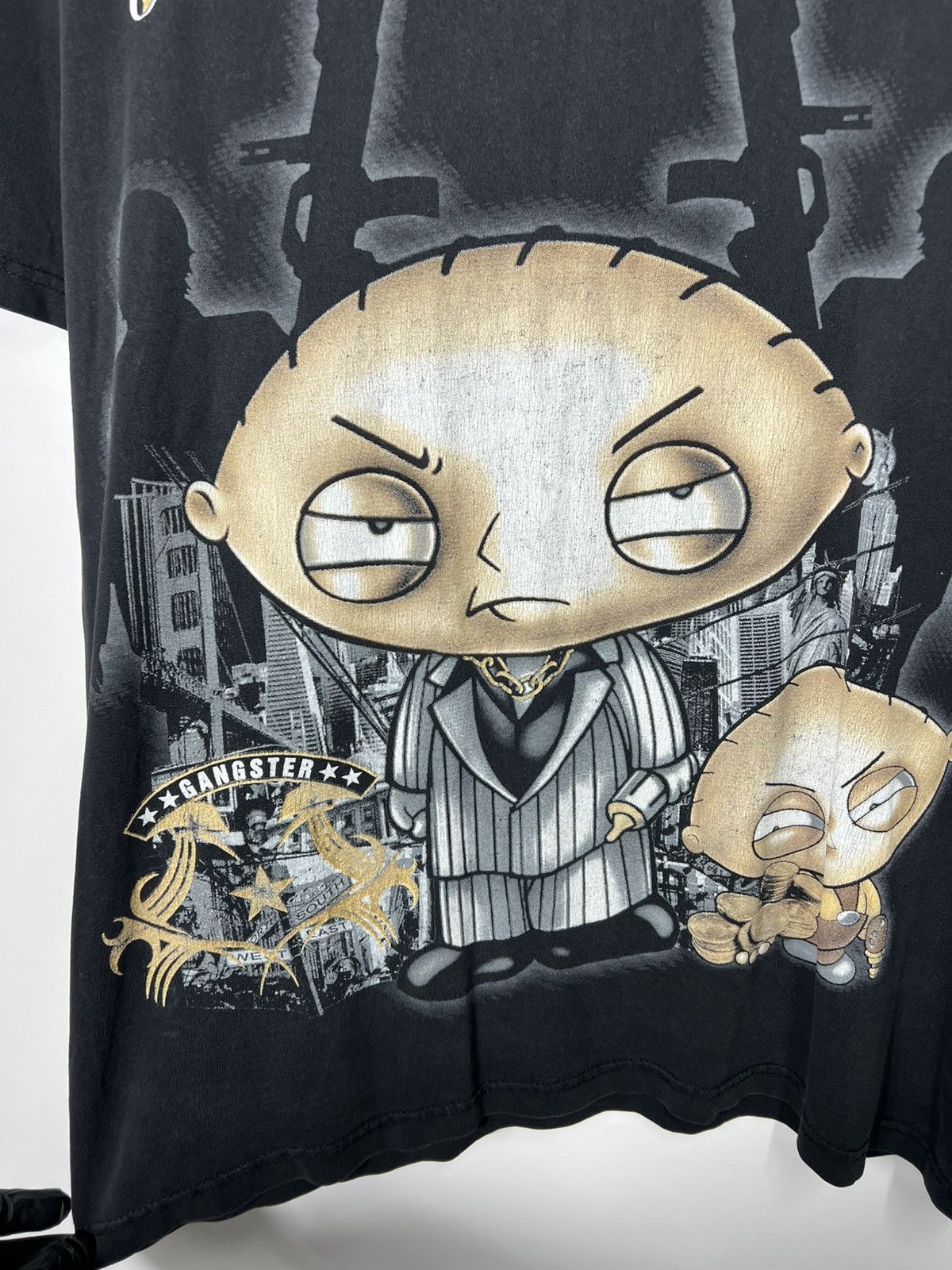 Cartoon Network Y2k streetwear America Gangster Cartoon Graphic T-Shirt Size US L / EU 52-54 / 3 - 3 Thumbnail
