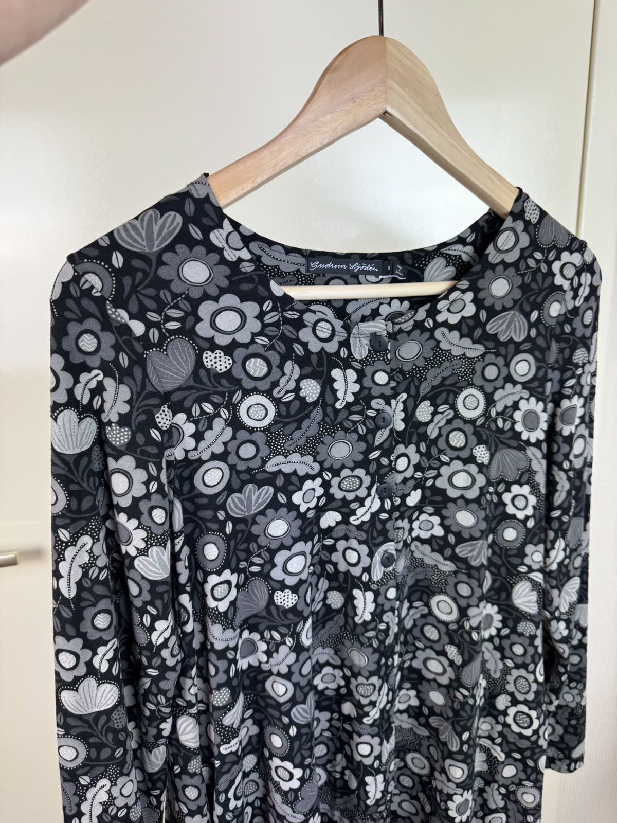 Gudrun Sjoden Gudrun sjoden floral modal dress tunic avant garde gothic S Size S / US 4 / IT 40 - 8 Thumbnail