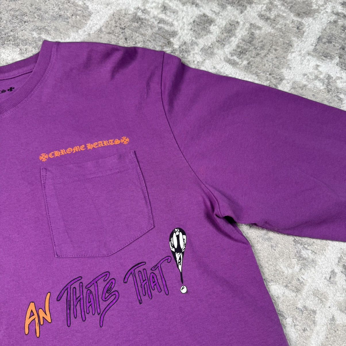 Chrome Hearts Matty boy want more not less long sleeve tee shirt Size US L / EU 52-54 / 3 - 14 Thumbnail