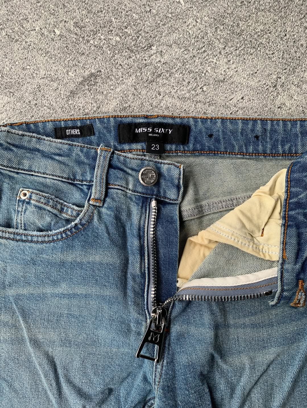 Miss Sixty Vintage Miss Sixty Others Slim Flared Blue Denim Jeans Size 23" - 4 Thumbnail