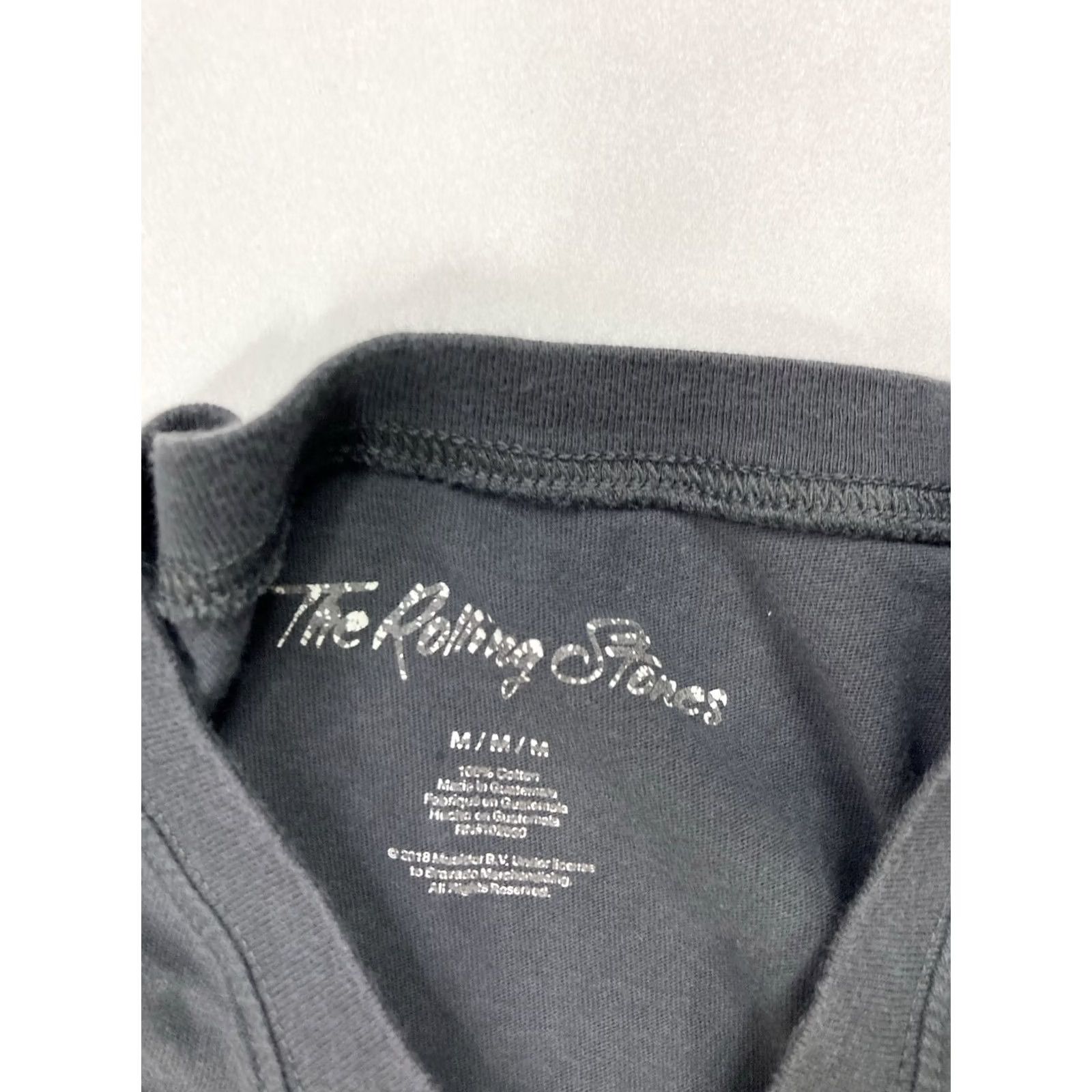 Logo 7 VINTAGE The Rolling Stones Logo Graphic T-shirt Women Medium Gray Merch Music Size M / US 6-8 / IT 42-44 - 4 Thumbnail
