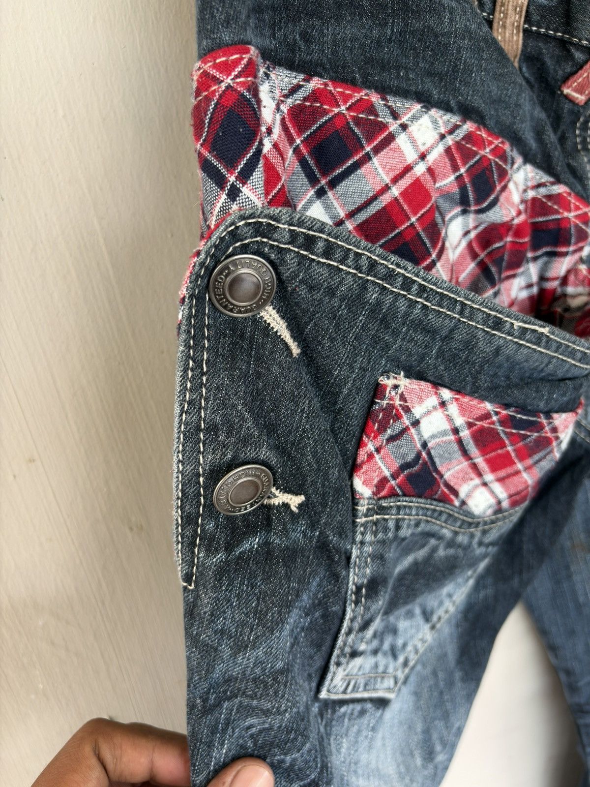 Japanese Brand Japanese High Quality Guarented Double Waist Streetwear Size US 33 - 16 Thumbnail