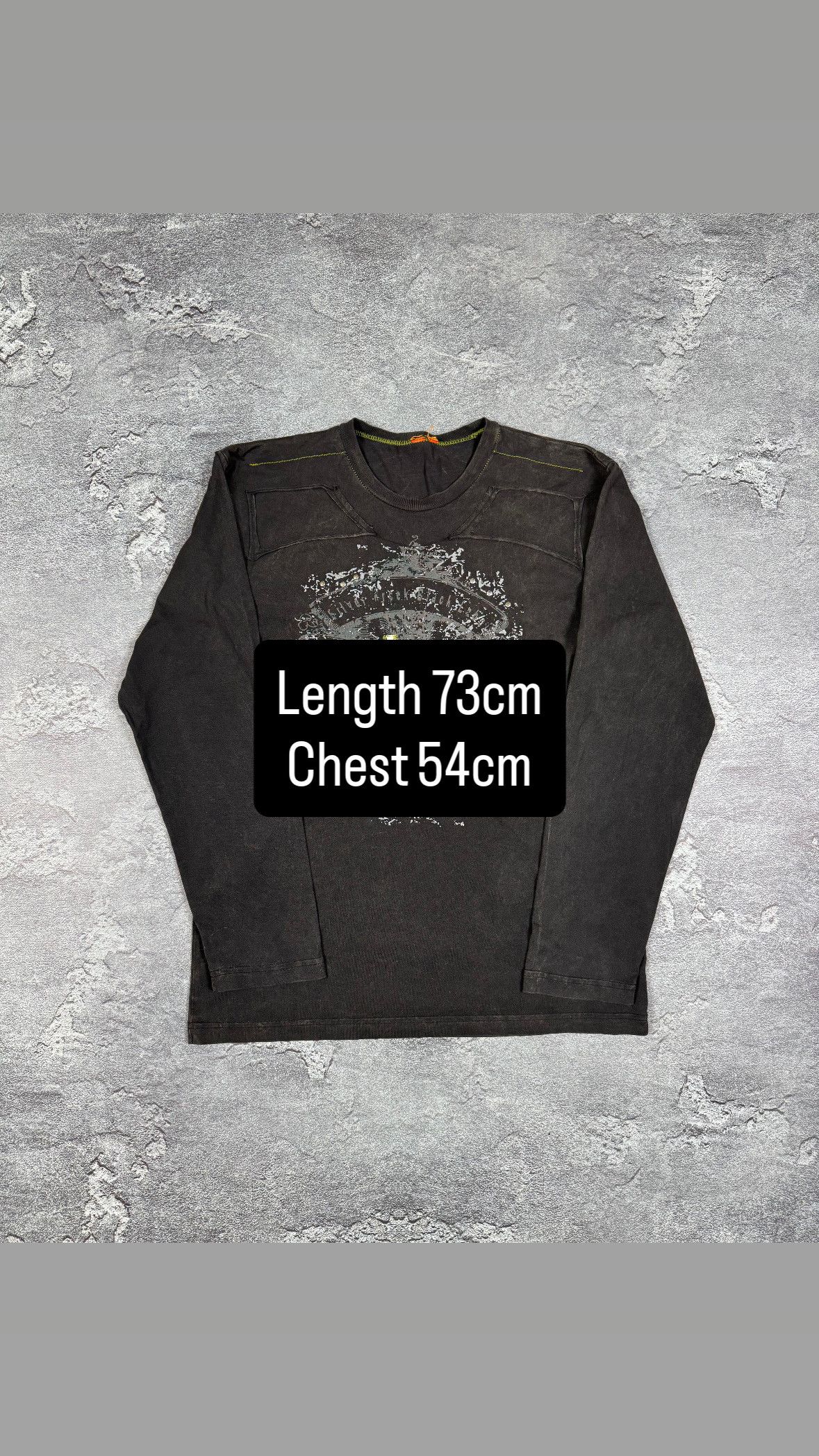 If Six Was Nine Y2K Faded 2000s Long Sleeve Shirt Avant Garde Opium Size US XL / EU 56 / 4 - 2 Thumbnail