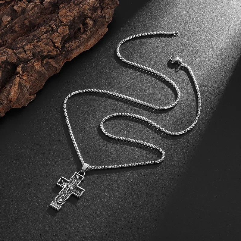 Other Savior's Cross Pendant Lucky Prayer Good Luck Necklace Size ONE SIZE - 5 Thumbnail