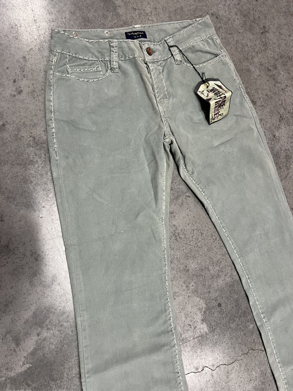 Vintage Y2K 2000's VTG Vintage Rebel USA Streetwear Goth Retro Pants Size 30" / US 8 / IT 44 - 3 Thumbnail