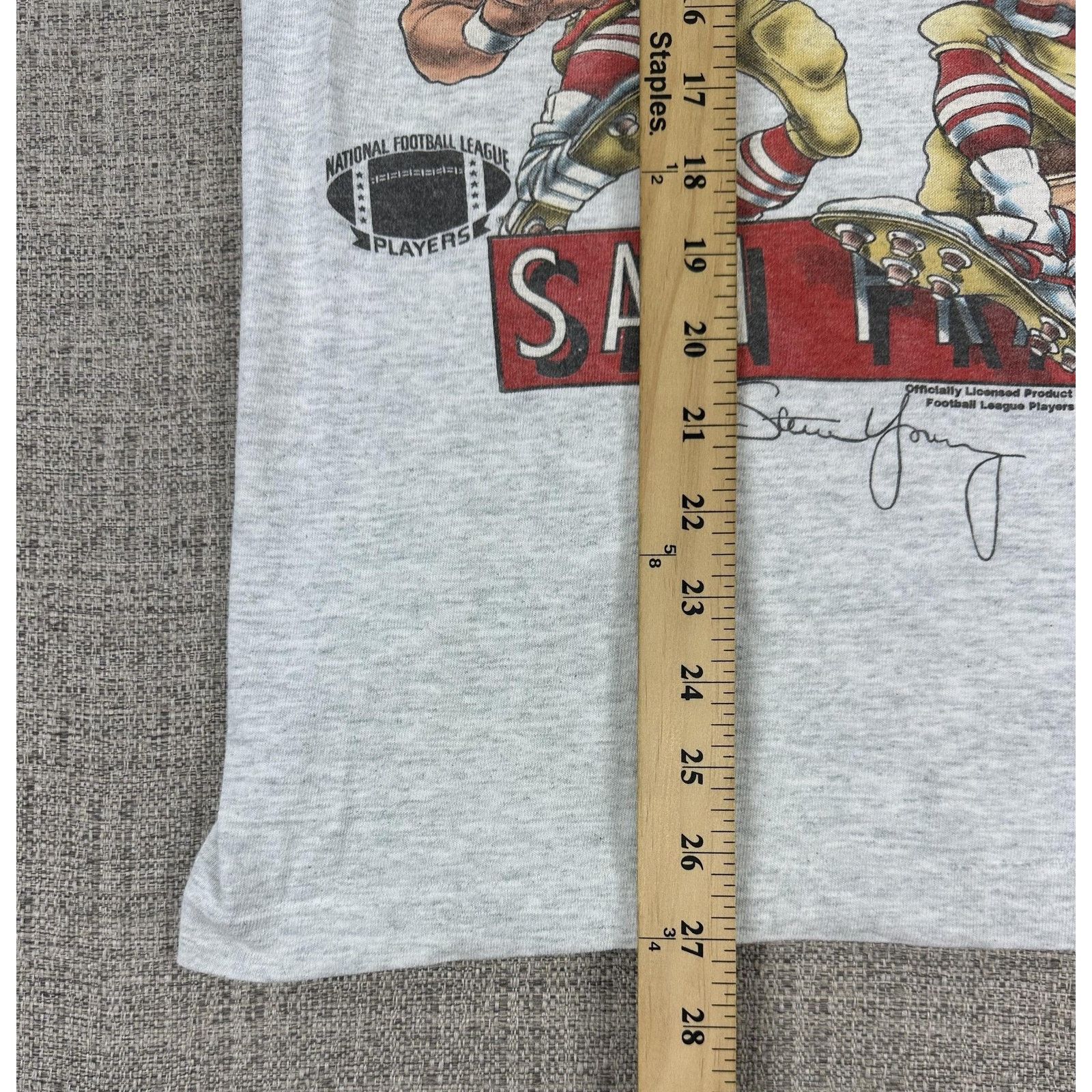 Fruit Of The Loom San Francisco 49ers Shirt XL Caricature Young Rice Holt 90s Size US XL / EU 56 / 4 - 3 Thumbnail