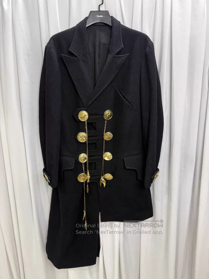 Yohji Yamamoto Yohji Yamamoto Golden button coat 19AW| Size US M / EU 48-50 / 2 - 1 Thumbnail