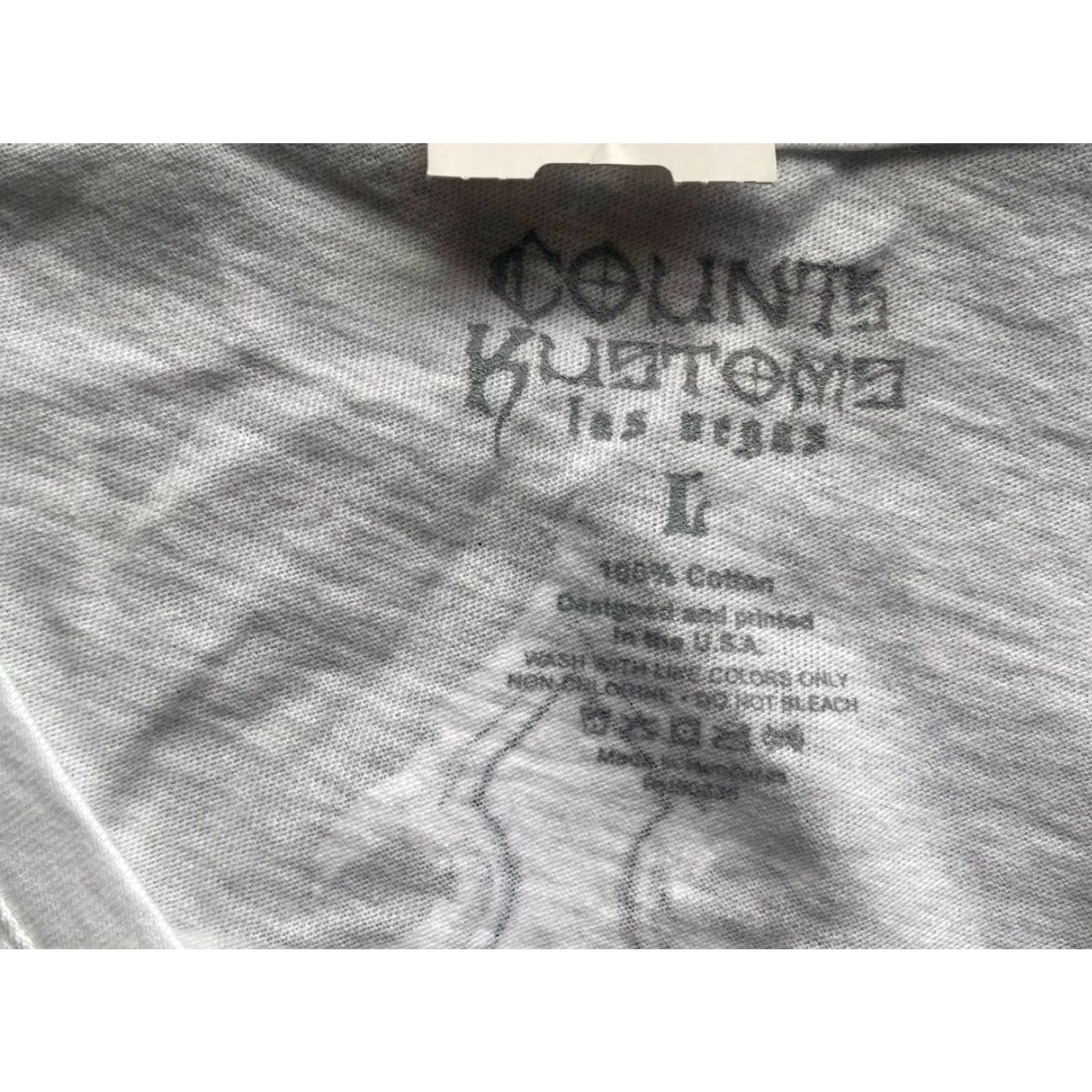 Vintage VINTAGE NWT Counts Kustoms Women’s T Shirt White Large Las Vegas Cross Biker Shirt Womens L White Biker Las Vegas Counts Kustoms Size L / US 10 / IT 46 - 3 Thumbnail
