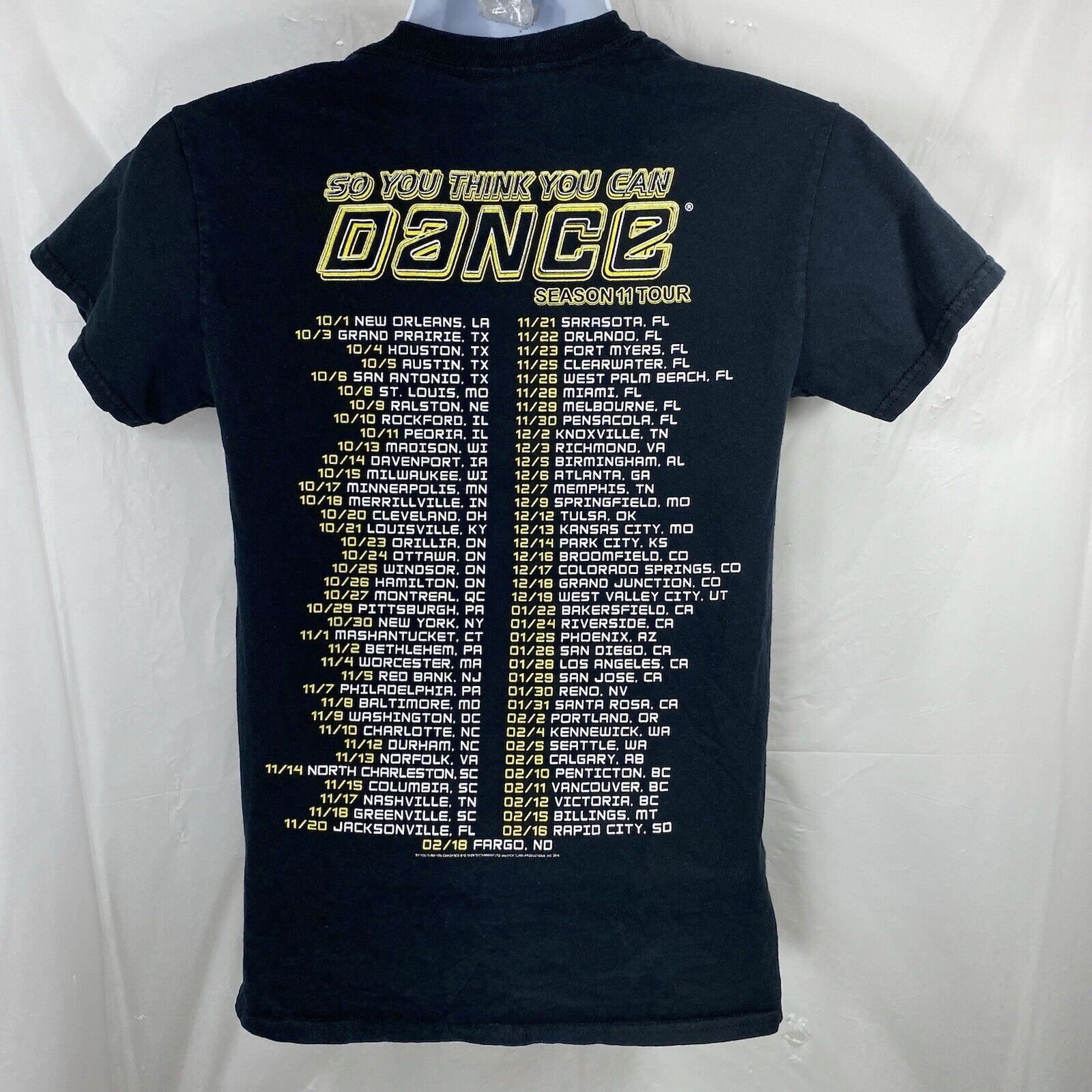 Gildan So You Think You Can Dance Graphic T-Shirt Season 11 Tour Size US S / EU 44-46 / 1 - 5 Thumbnail