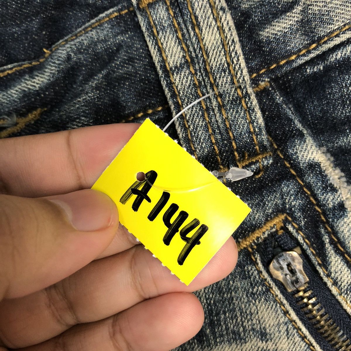 semanticdesign DL Semantic Design Blue Distressed Denim Pants #A144 Size US 28 / EU 44 - 16 Thumbnail