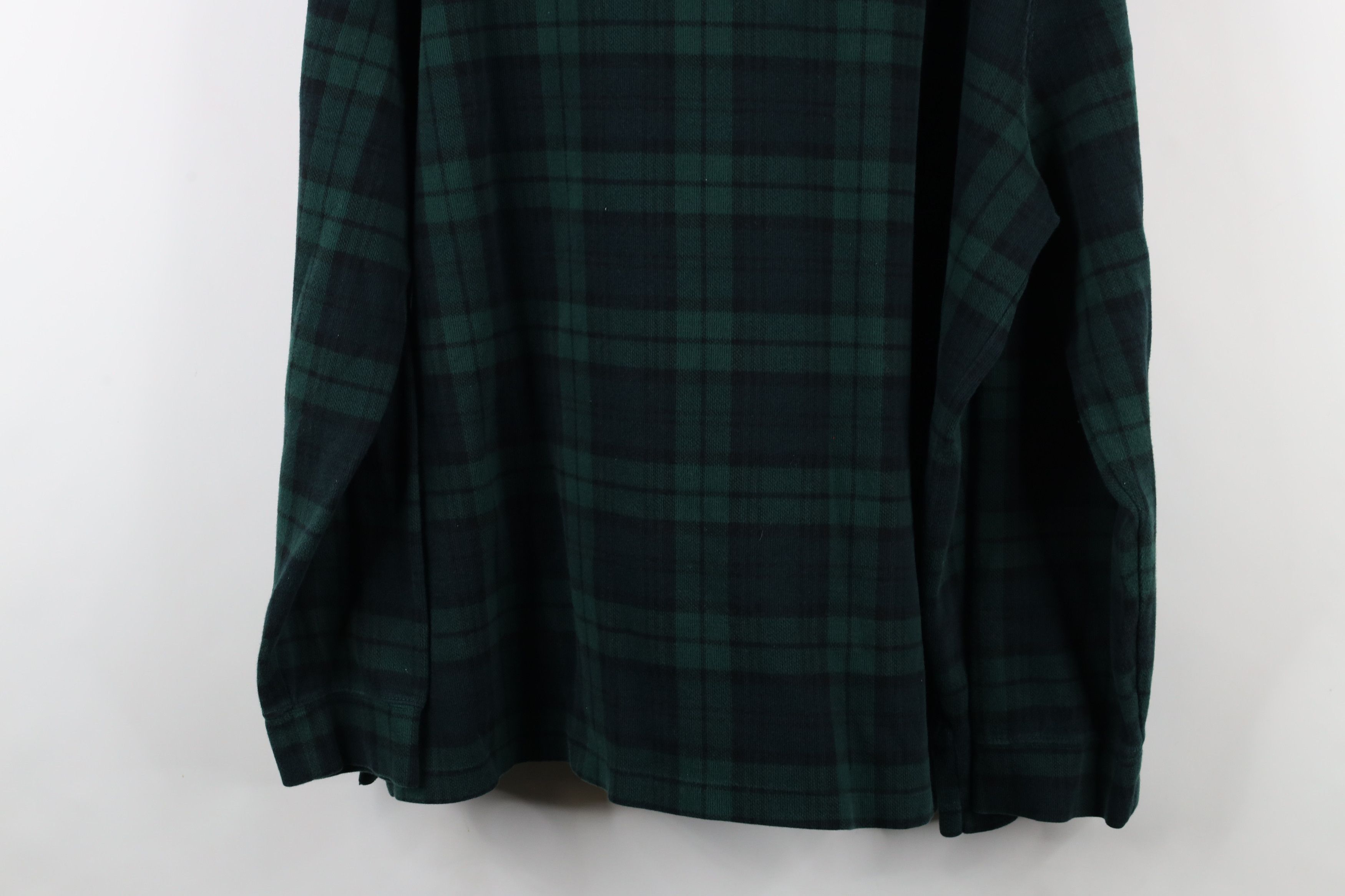 Ralph Lauren × Vintage Vintage Ralph Lauren 1/4 Zip Knit Pullover Sweater Plaid Size US XXL / EU 58 / 5 - 11 Thumbnail
