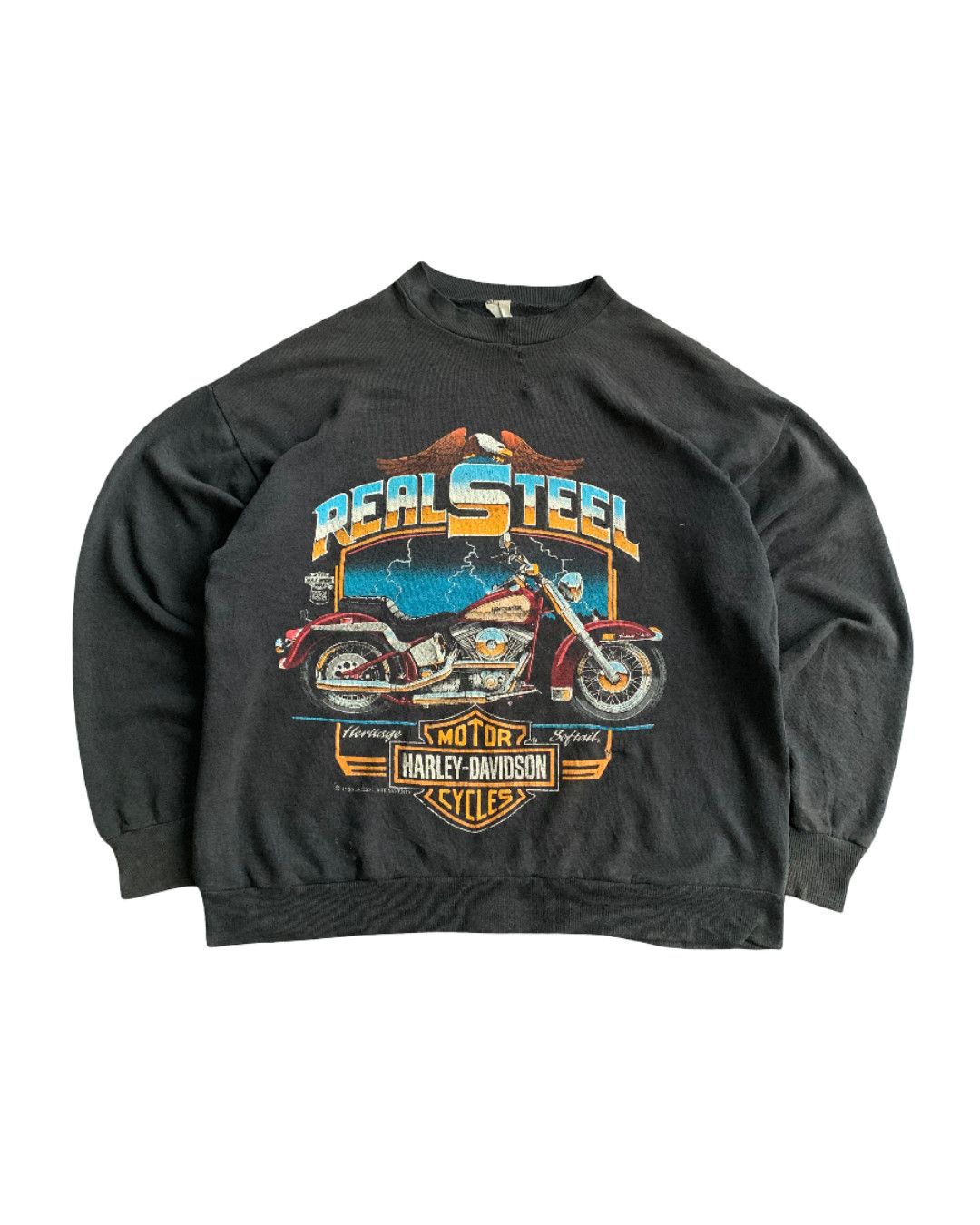 Harley Davidson 💎 Vintage 1988 Harley Davidson Sweatshirts Size US L / EU 52-54 / 3 - 1 Thumbnail