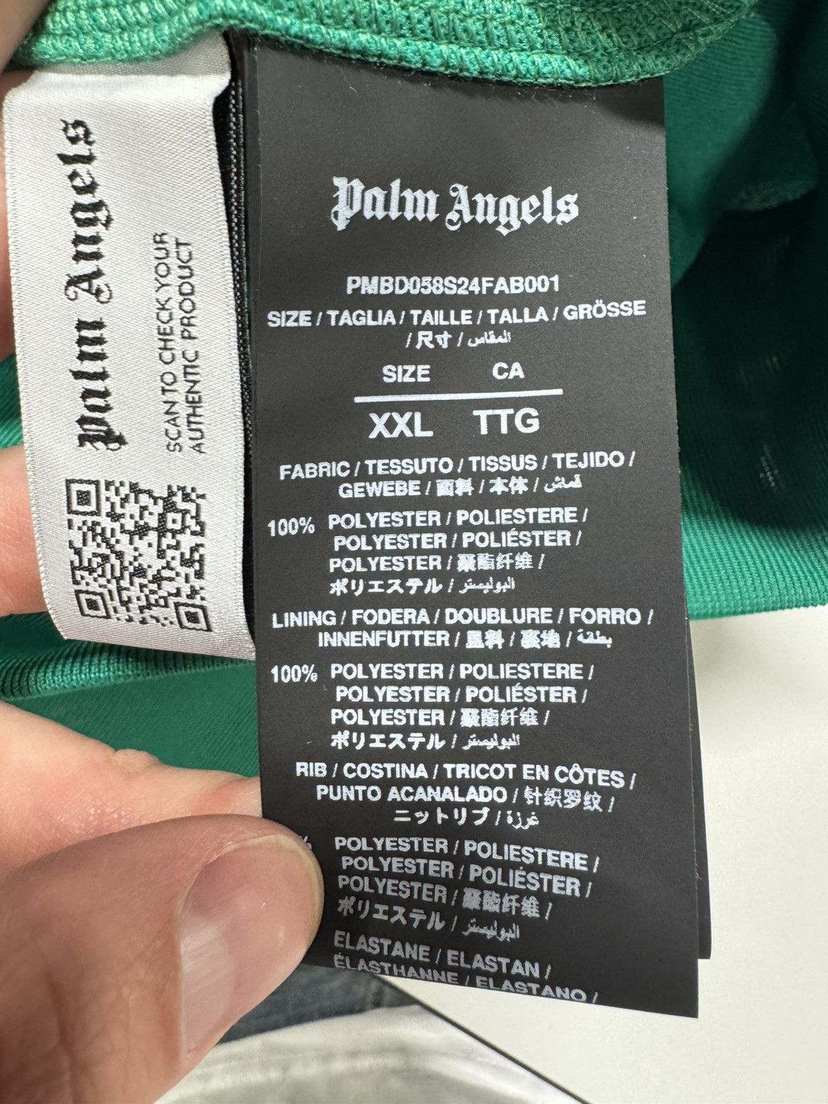 Palm Angels Palm Angels New Classic Track Jacket NEW 700$ Size US XXL / EU 58 / 5 - 5 Thumbnail