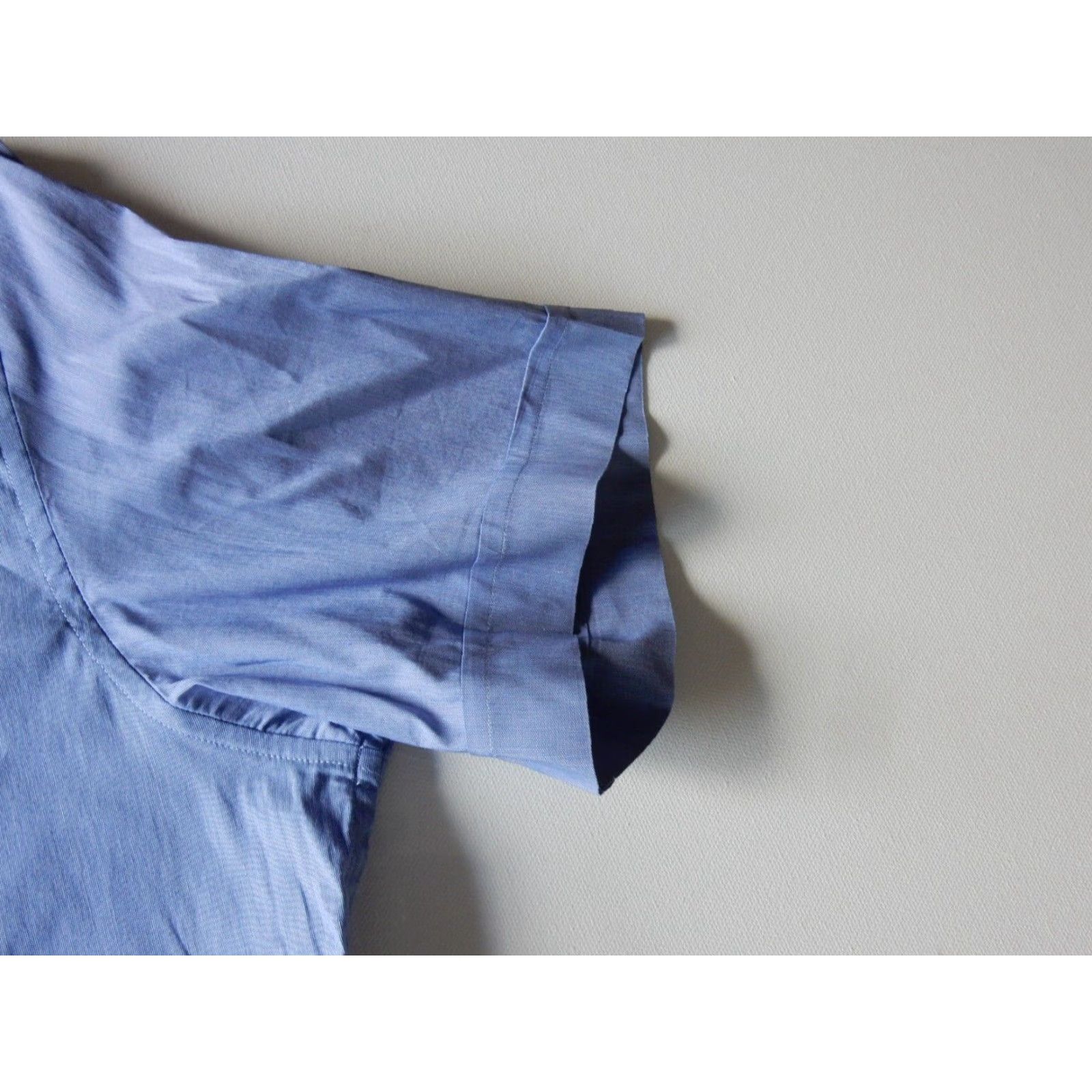 Banana Republic VINTAGE Banana Republic Men's Shirt Short Sleeve Button-Up Size M Blue Size US M / EU 48-50 / 2 - 3 Thumbnail