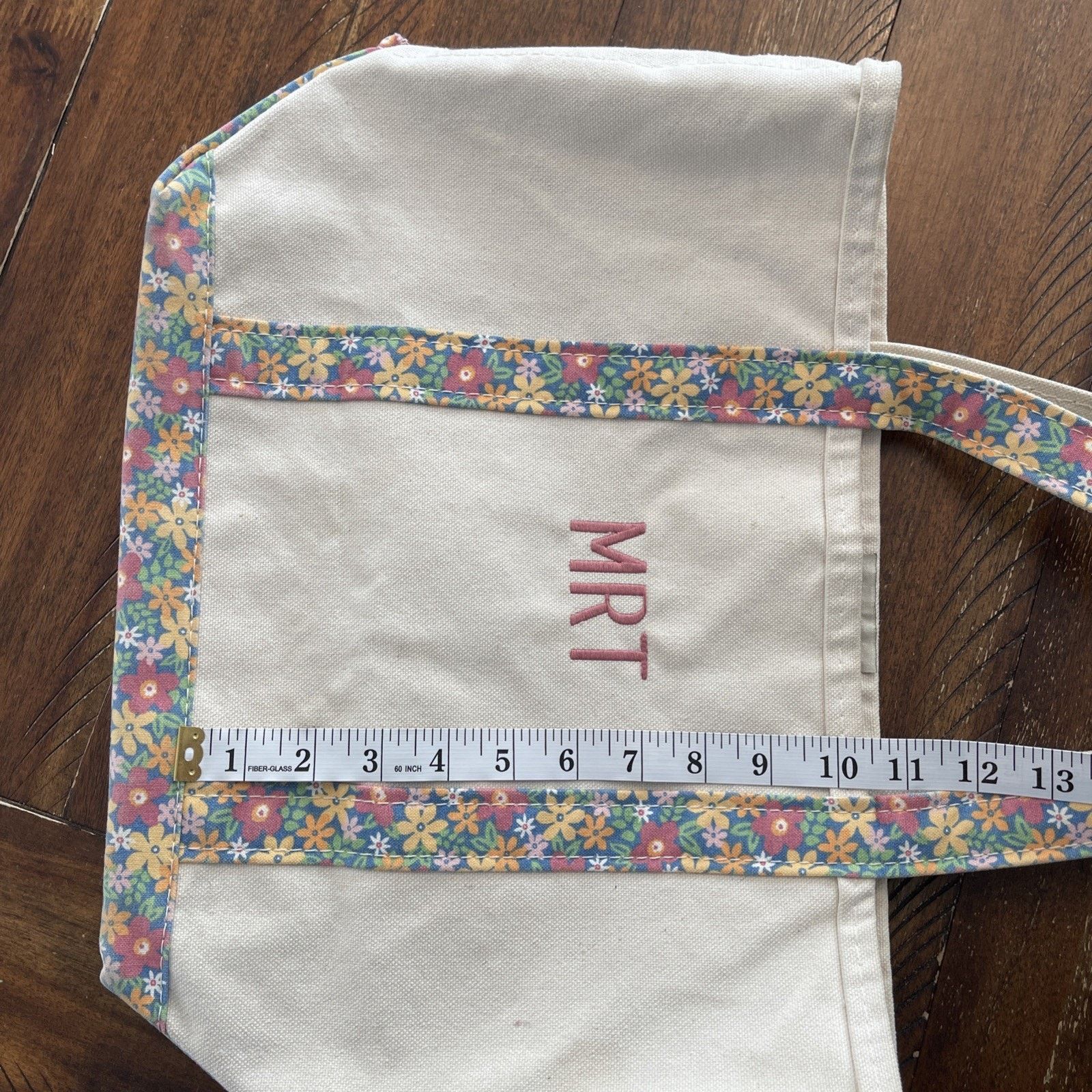 L.L. Bean L.L. Bean vintage cream floral 1990s boat tote medium bag Size ONE SIZE - 8 Thumbnail
