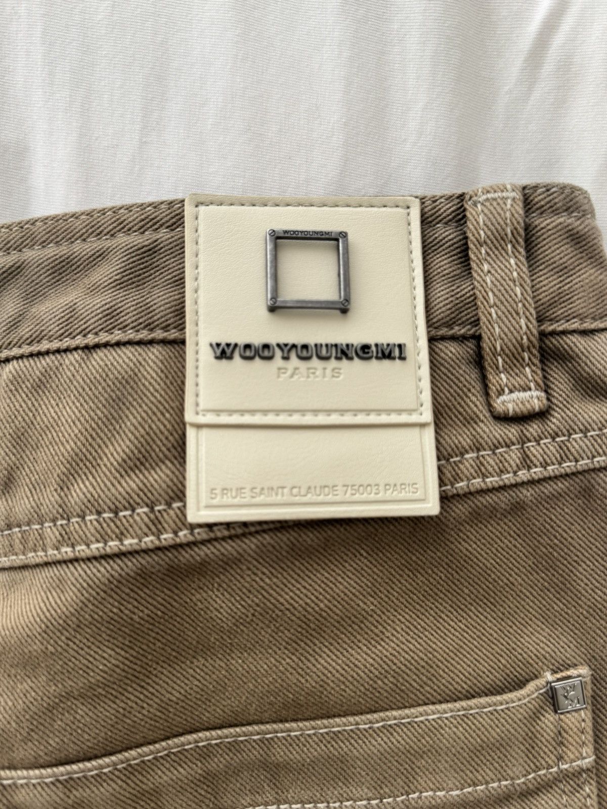 Wooyoungmi Wooyoungmi Two-Tone Straight Jeans (48 / 32x32) Size US 32 / EU 48 - 3 Thumbnail