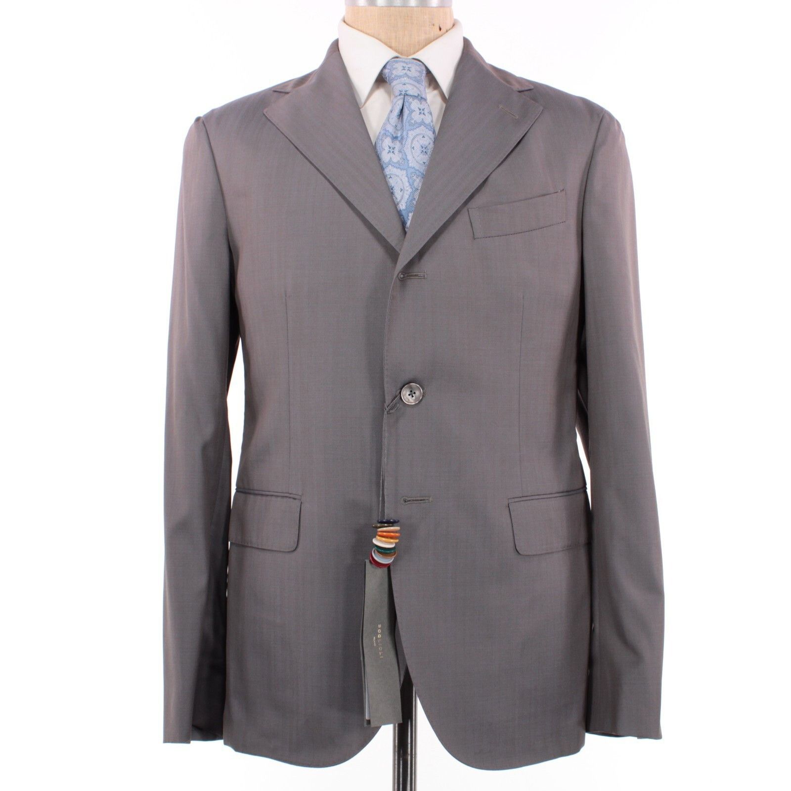 Boglioli Boglioli Suit Size US 38 Regular in Gray Size 38R - 1 Thumbnail