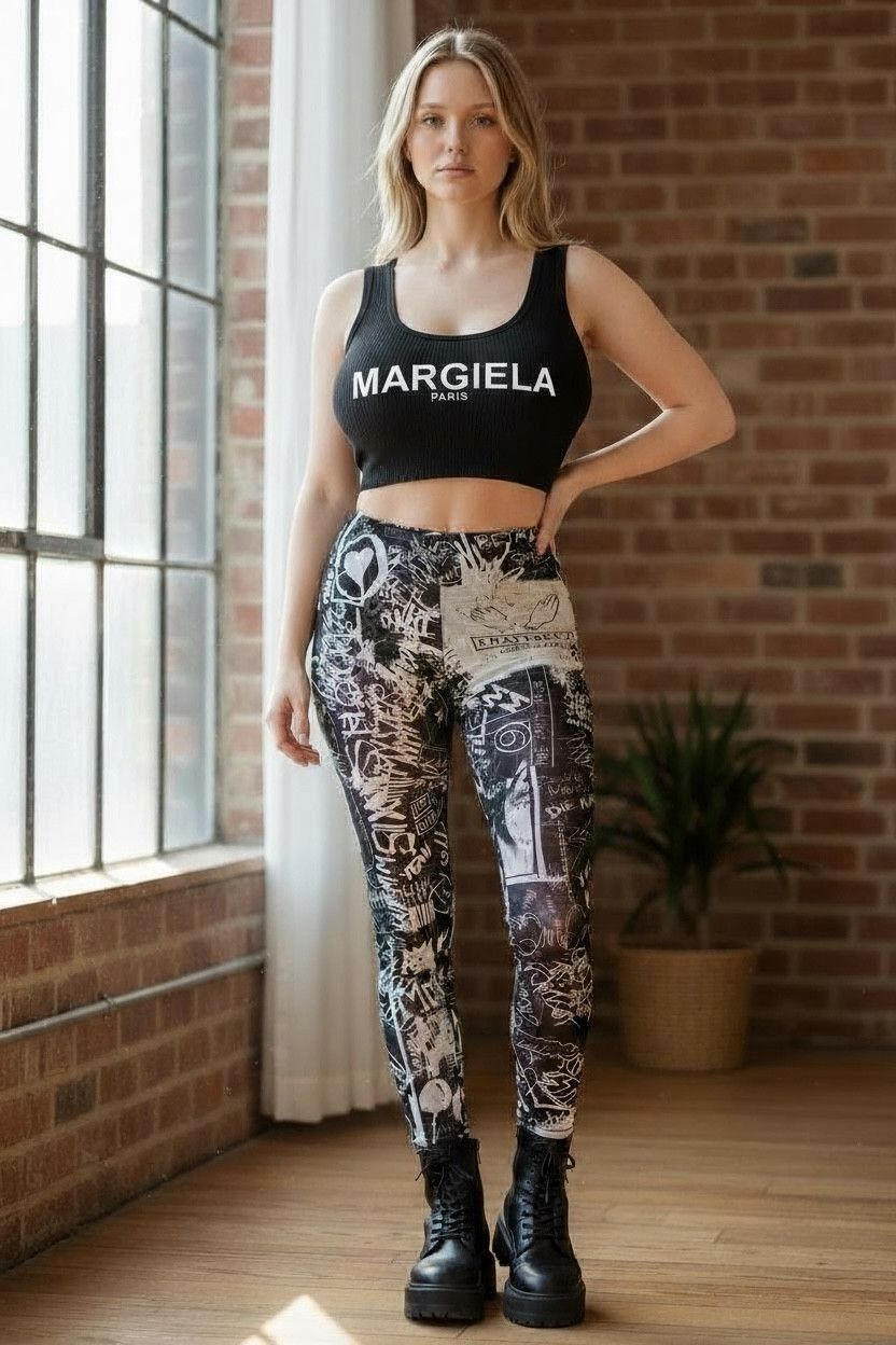 Maison Margiela MAISON MARGIELA Sexy Hollow Out Mesh See Through Tight Pants Size 27" / US 4 / IT 40 - 1 Thumbnail