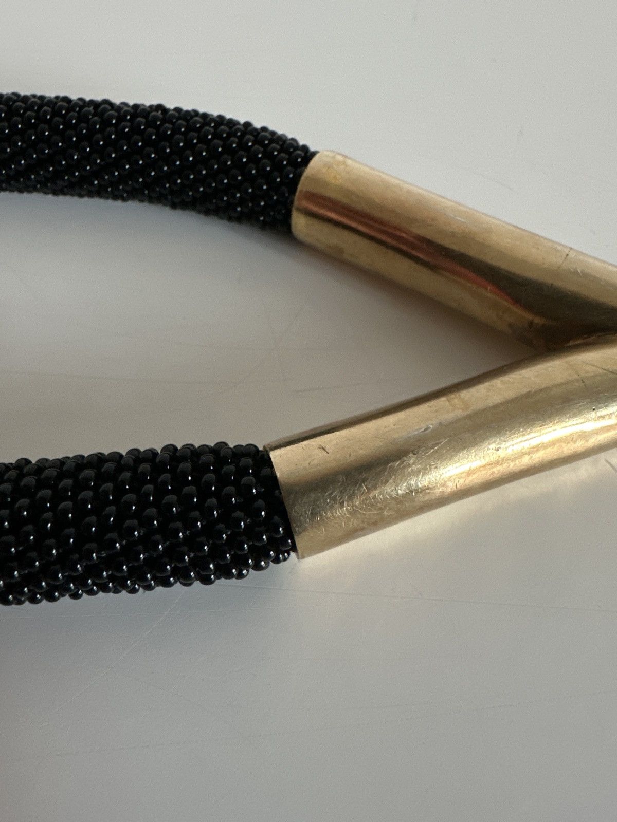 Vintage Black and gold necklace Size ONE SIZE - 5 Thumbnail
