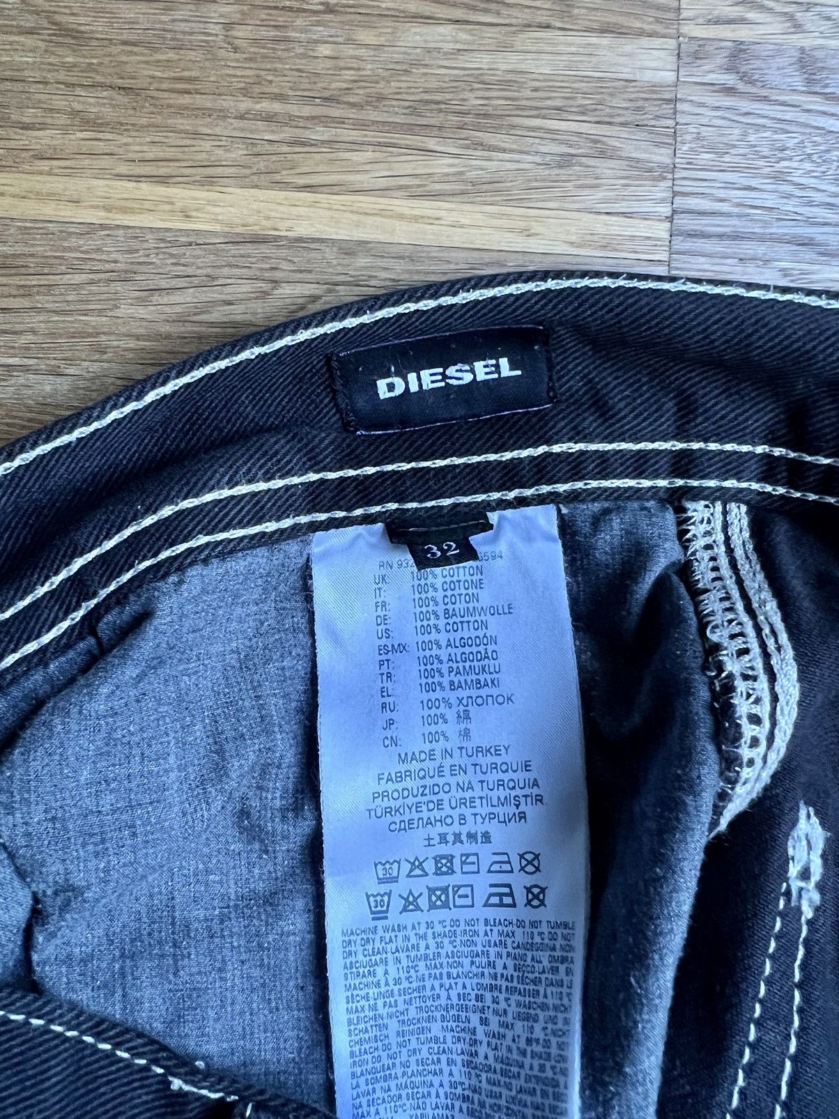Diesel Black Diesel P-LAMAR straight trousers 32-32 Size US 32 / EU 48 - 6 Thumbnail