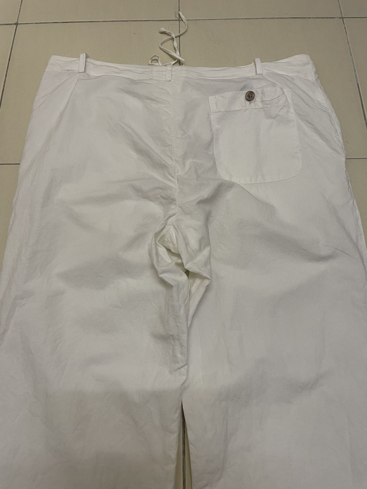 Loro Piana Loro Piana Linen/Cotton White Pants Size US 35 - 4 Thumbnail