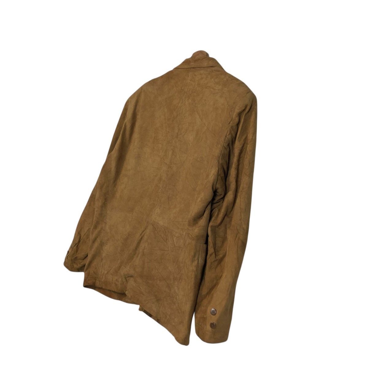 Genuine Leather 🔥VINTAGE CHORE LEATHER JACKET WORKER PELLARI ISSEY MIYAKE Size US M / EU 48-50 / 2 - 12 Thumbnail