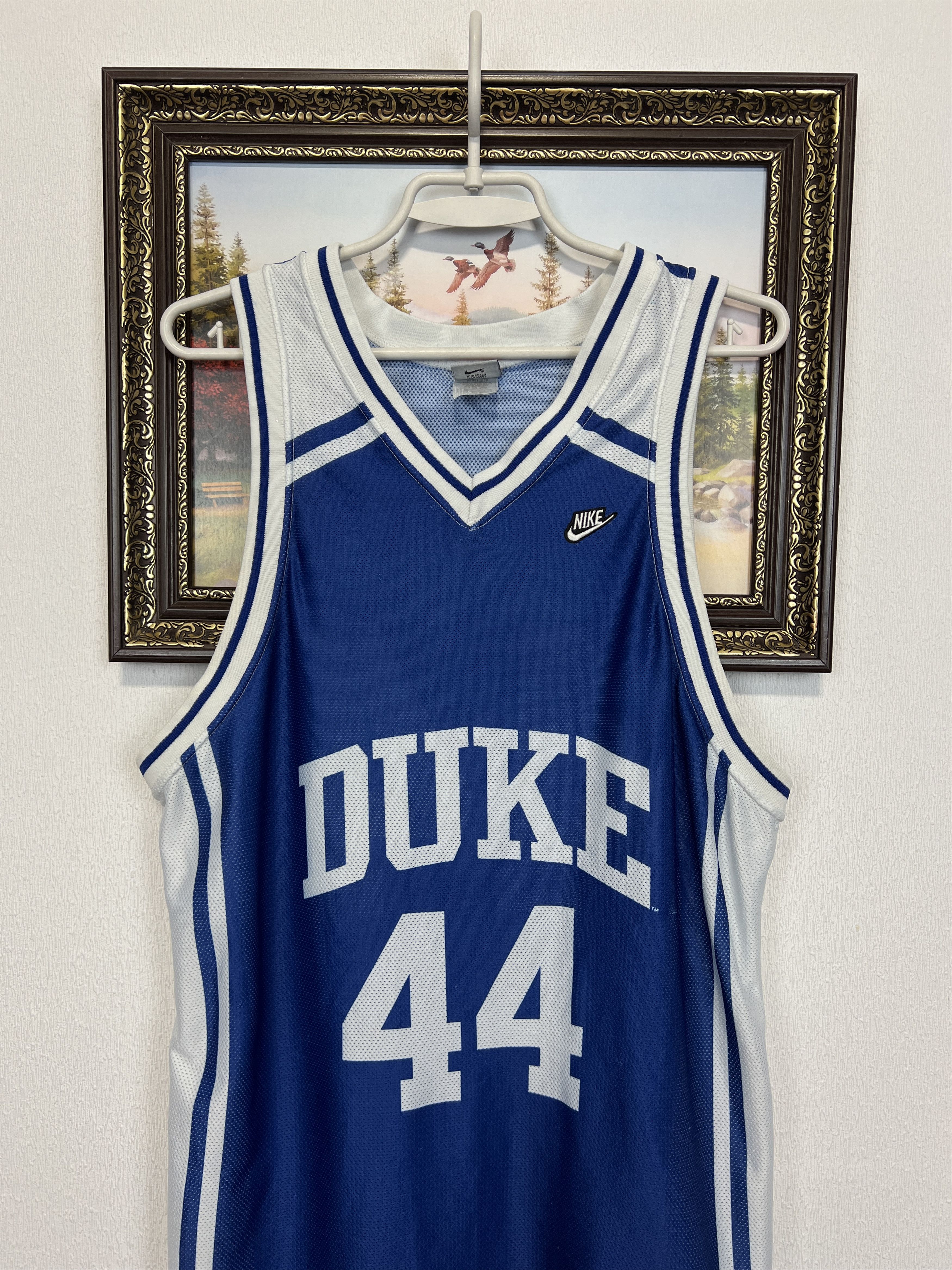 Nike Vintage 90's Duke Blue Devils Basketball Jersey NCAA Shirt Size US L / EU 52-54 / 3 - 2 Thumbnail