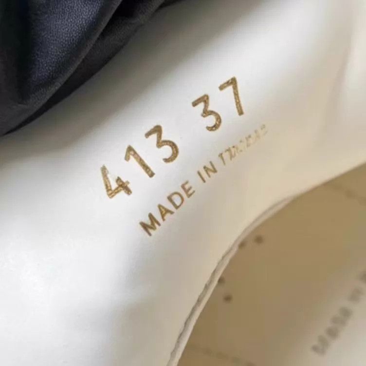 Prada Prada Cream Leather Triangle Logo Trainer Women's 37 Size US 6.5 / IT 36.5 - 8 Thumbnail