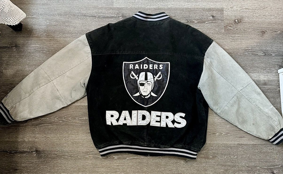 Other Vintage Raiders Varsity Jacket XL 90s NFL Game Day Size US XL / EU 56 / 4 - 6 Thumbnail