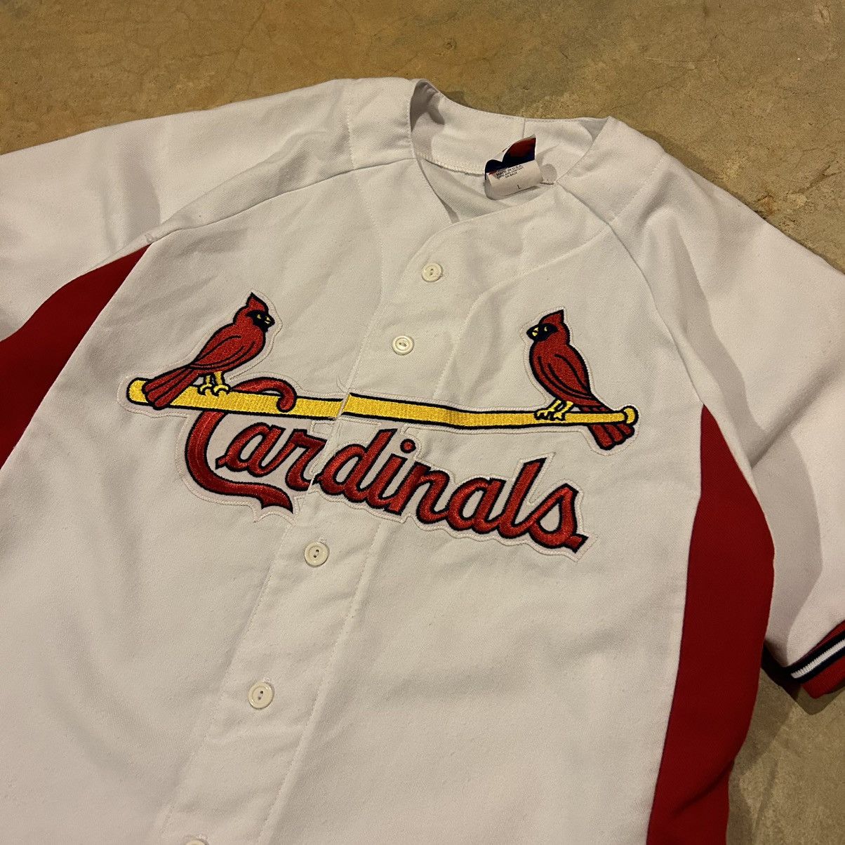 MLB × Majestic × Vintage Essential Vintage 90s St Louis Cardinals Baseball Jersey Size US L / EU 52-54 / 3 - 4 Thumbnail