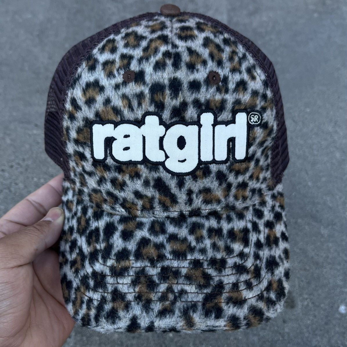 Stray Rats 2025’ Stray Rats Ratgirl Leopard Trucker Hat Size ONE SIZE - 2 Thumbnail