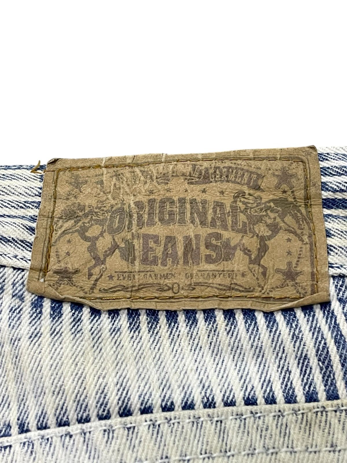 Hysteric Glamour × Japanese Brand The Vintage Standard Japan Hickory Distressed Laser Jeans Size US 30 / EU 46 - 16 Thumbnail