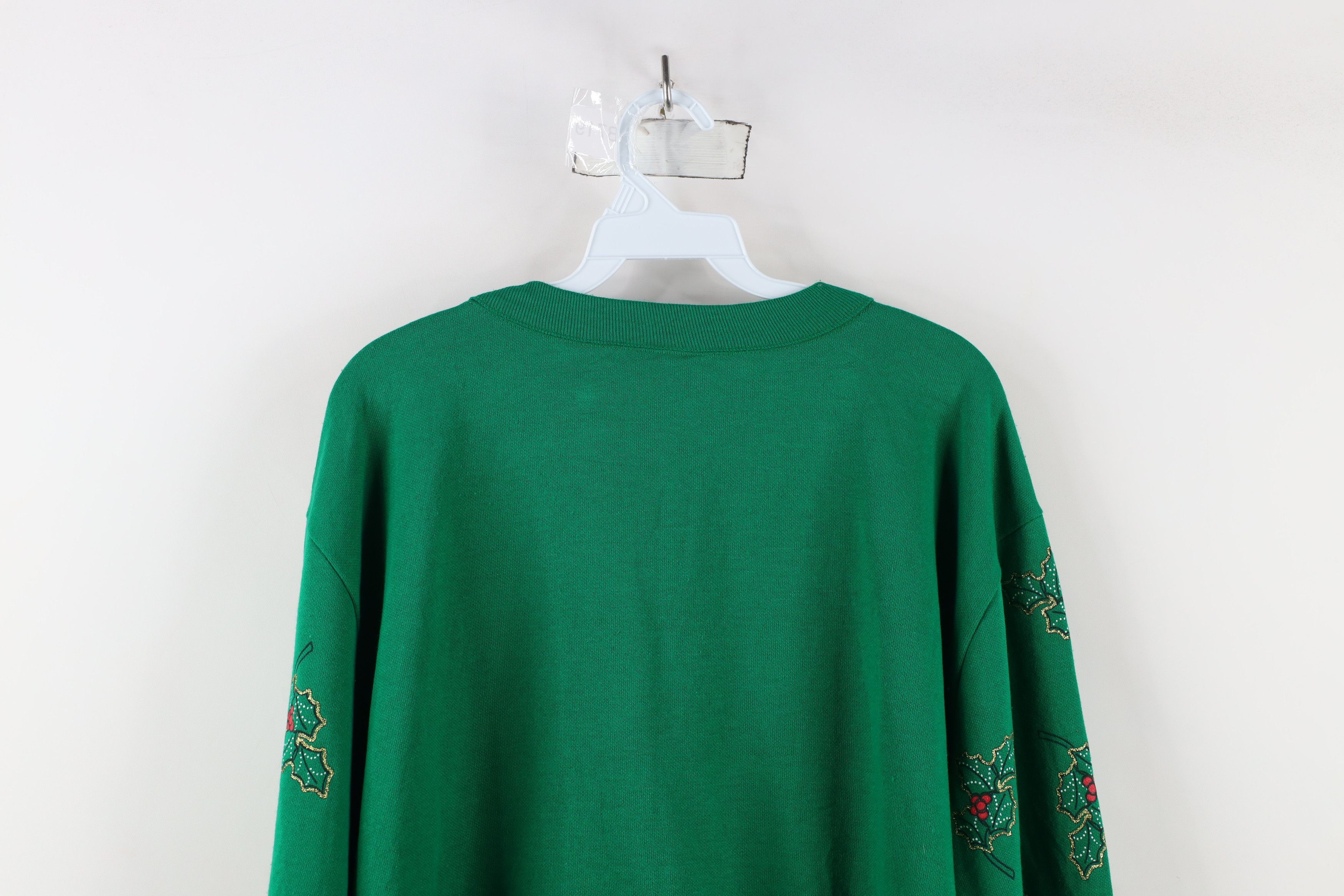 Vintage Vintage 90s Streetwear Santa Claus All Over Print Sweatshirt Size XL / US 12-14 / IT 48-50 - 13 Thumbnail