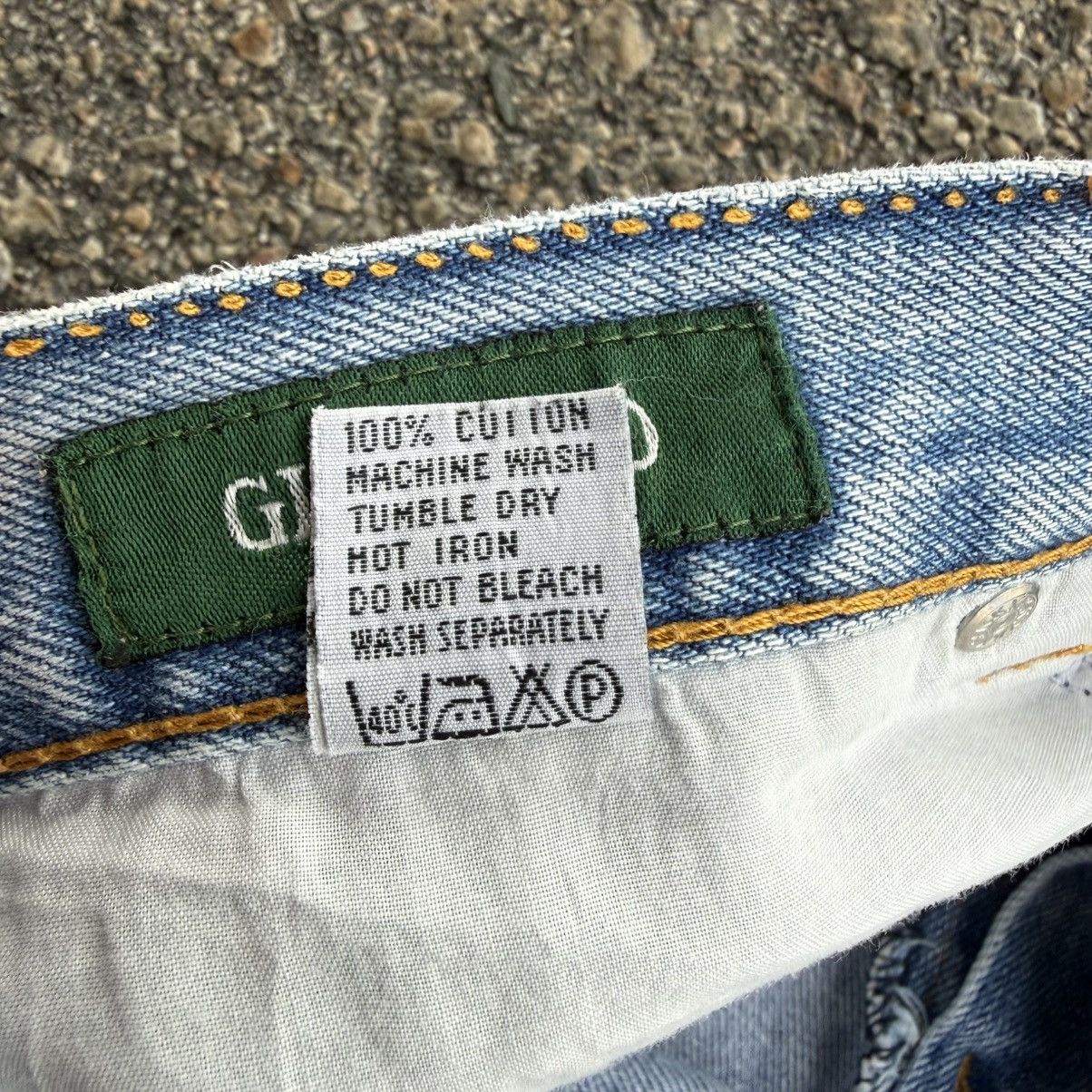 Giordano VINTAGE GIORDANO BLUE DENIM STRAIGHT FADED JEAN PANTS Size US 33 - 14 Thumbnail