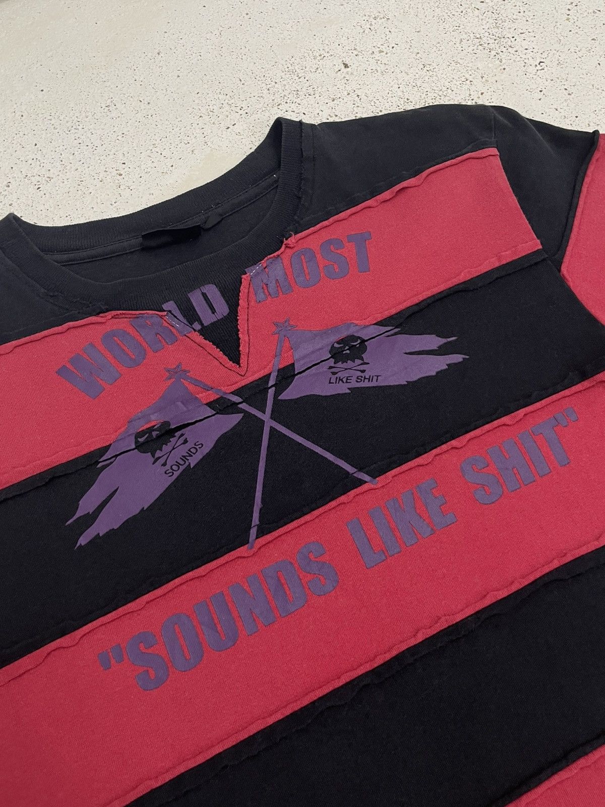 Japanese Brand Anarchy Sounds Like Shit Skull Y2K Punk Rebel Size US M / EU 48-50 / 2 - 6 Thumbnail