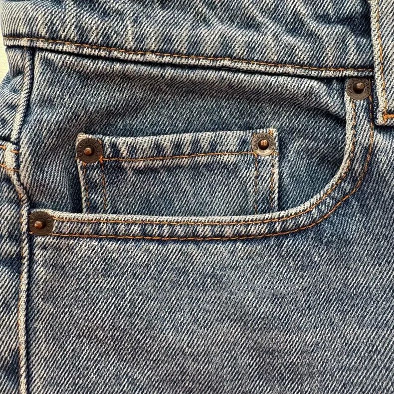 Balenciaga Balenciaga Straight Leg Washed Denim Pants Light Blue Size US 31 - 8 Thumbnail